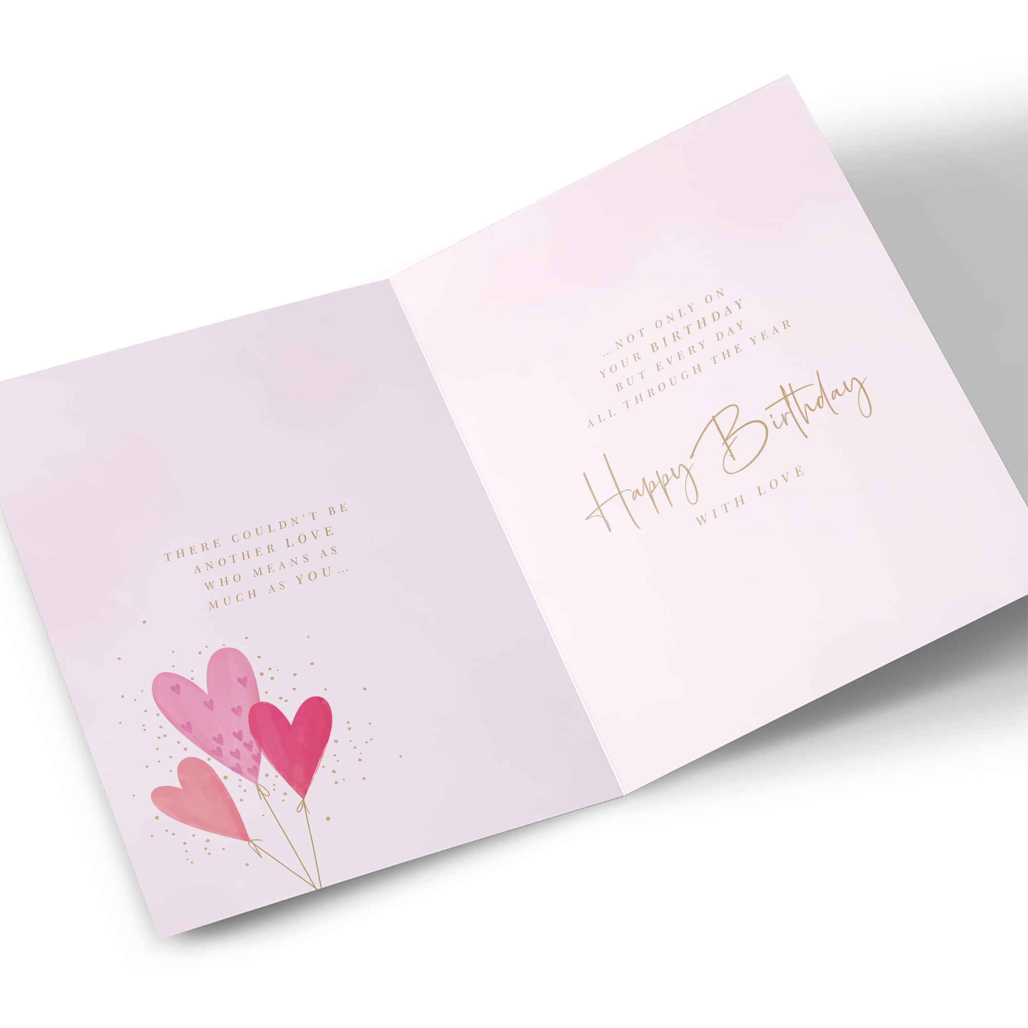 Birthday Card - Love On Your Birthday and Always, Wife
