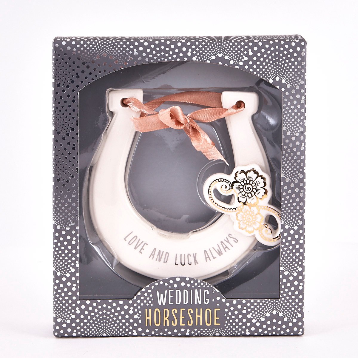 Ceramic wedding Horseshoe