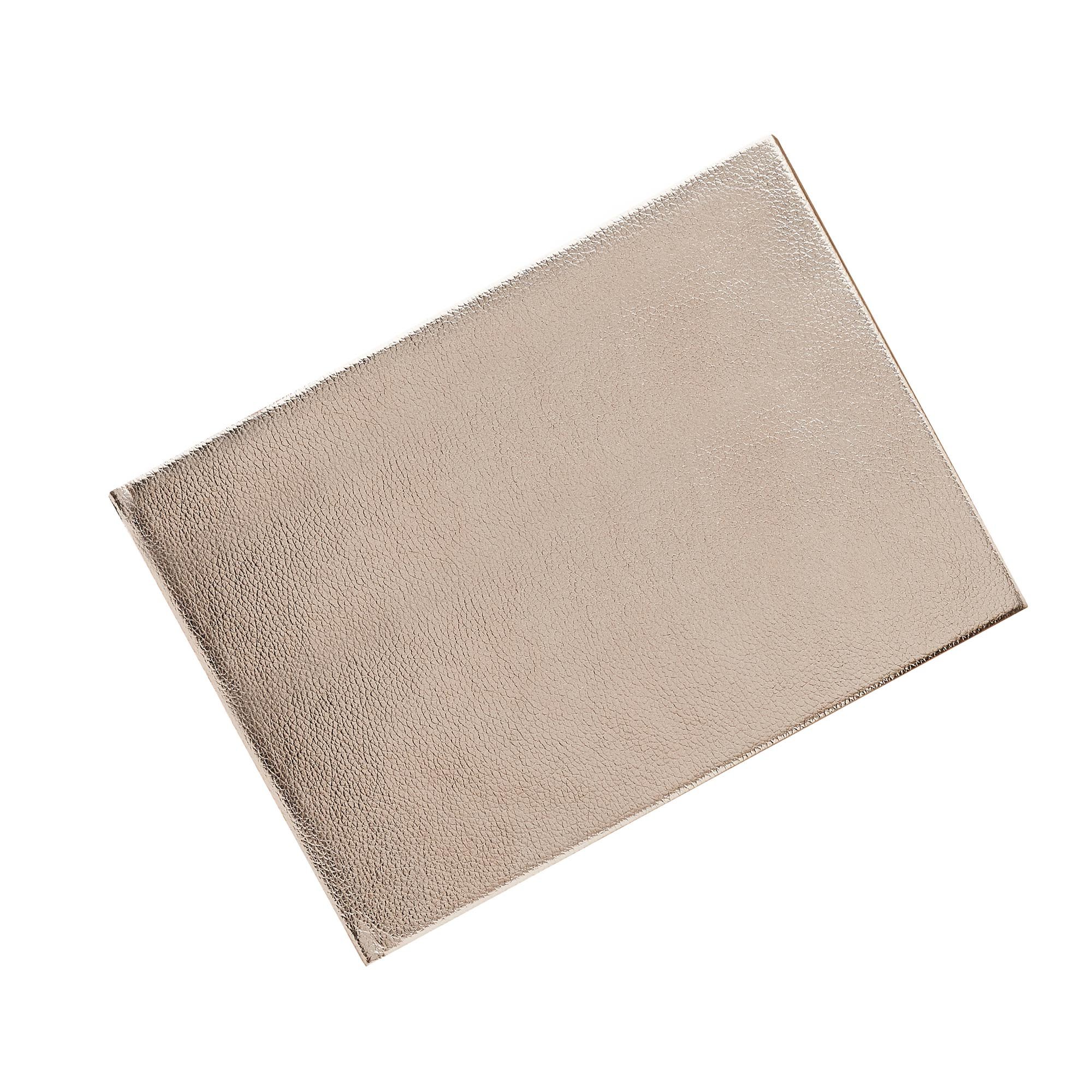 Metallic Faux Leather 50-Page Guest Book