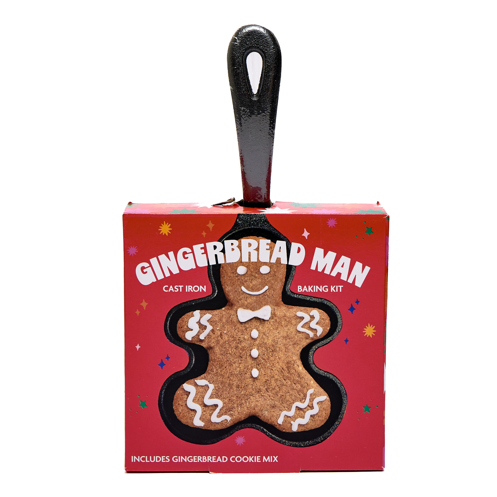 Gingerbread Man Cast Iron Baking Kit