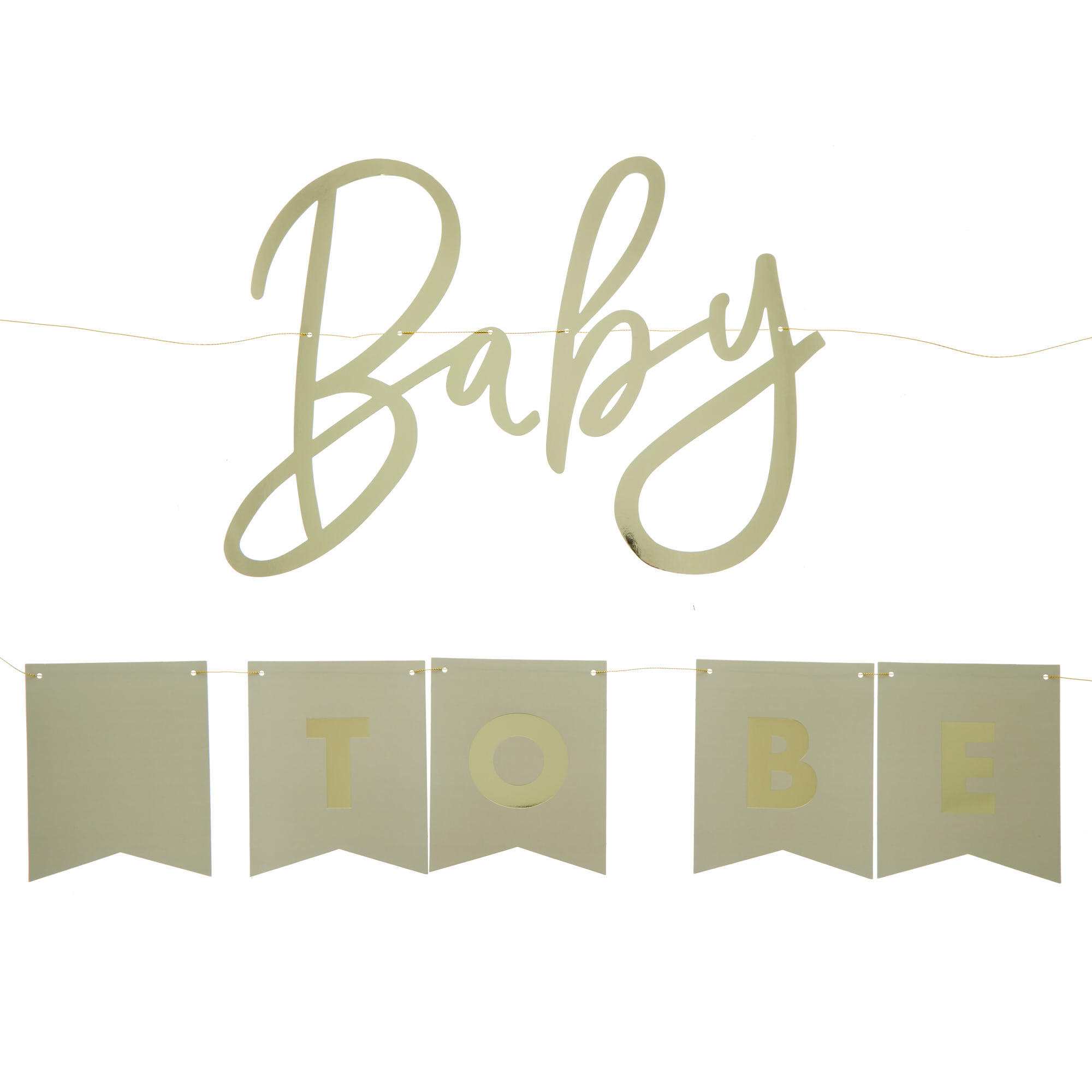Sage Unisex Baby Shower Party Tableware & Decorations Bundle - 8 Guests