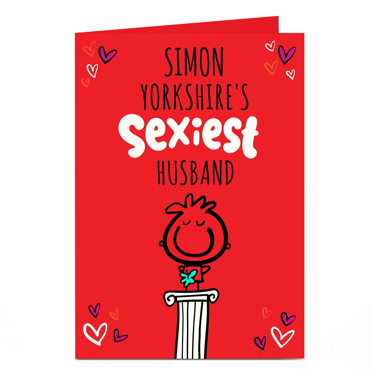 Personalised Fruitloops Valentine's Day Card - Sexiest Husband