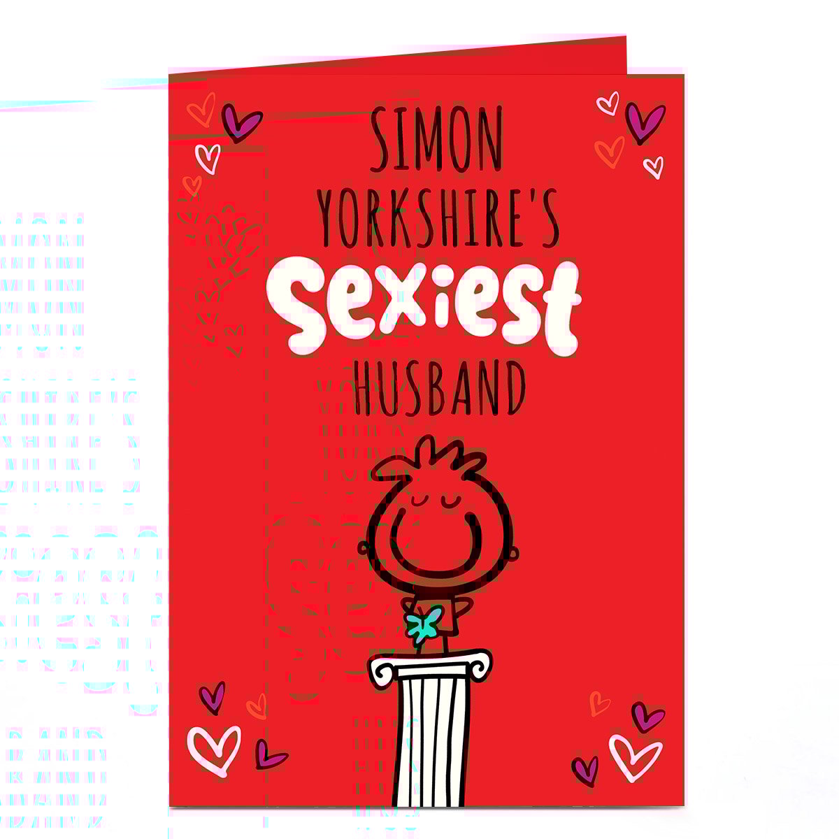 Personalised Fruitloops Valentine's Day Card - Sexiest Husband