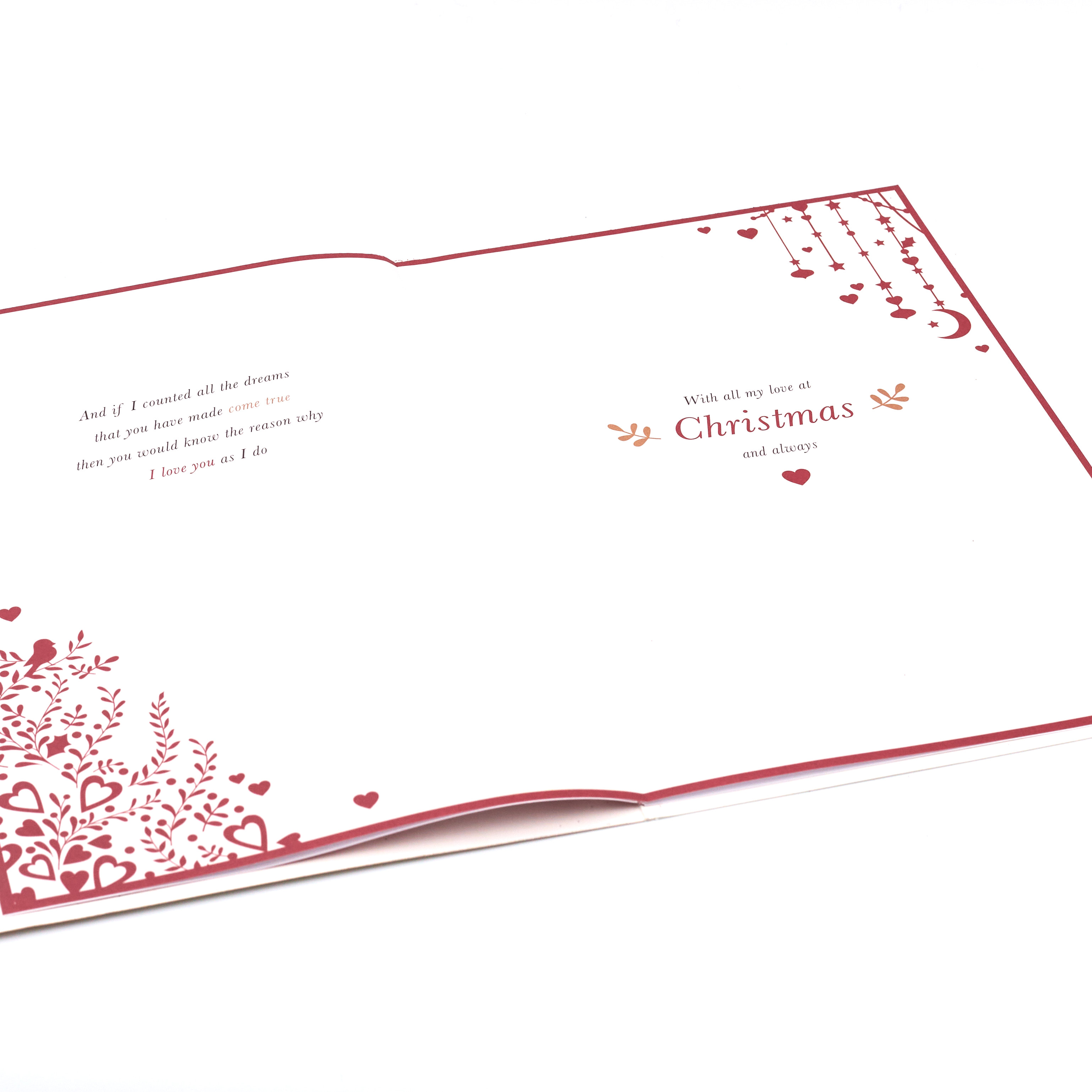Christmas Card - Special Wife, Christmas Letter