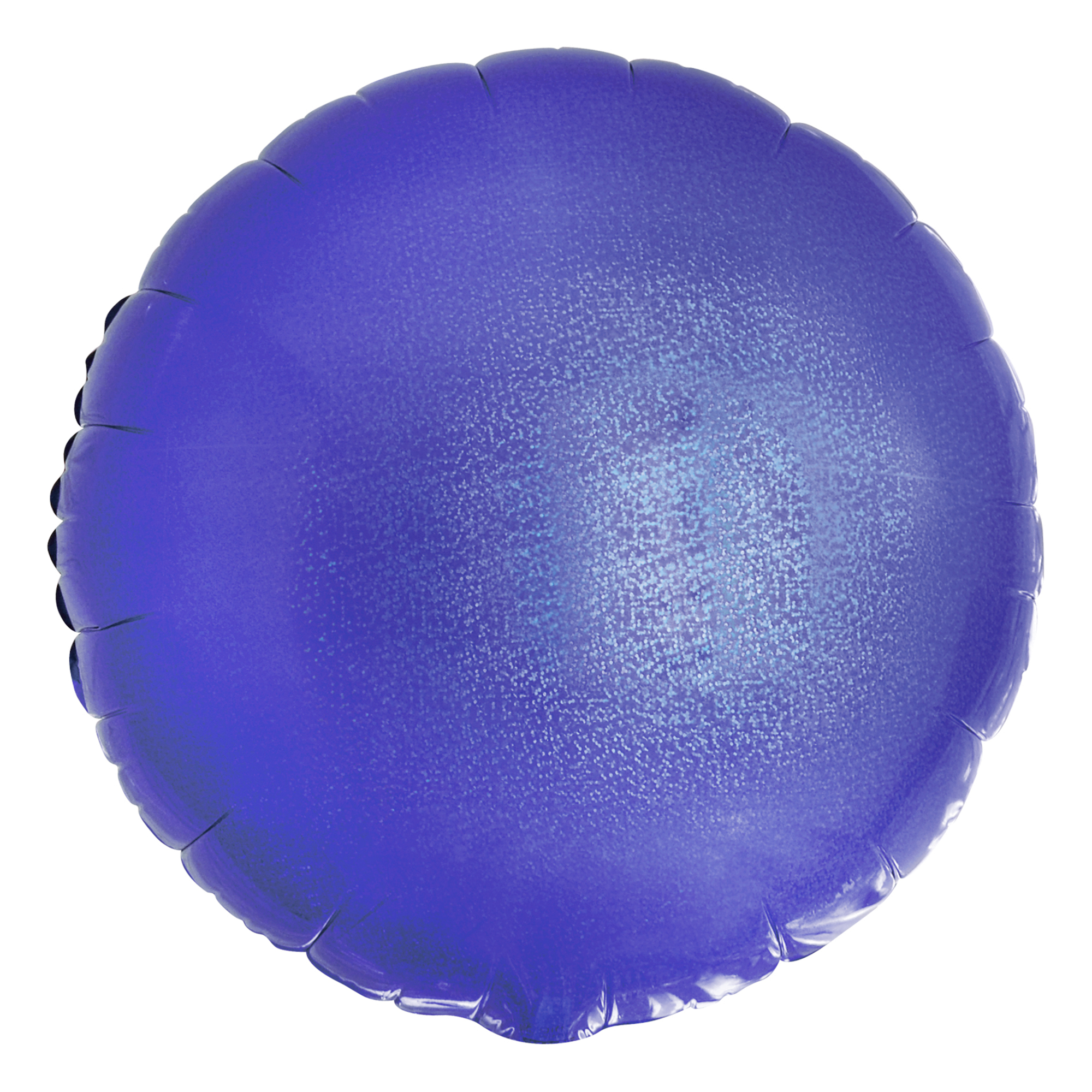 Blue Round Foil Helium Balloon
