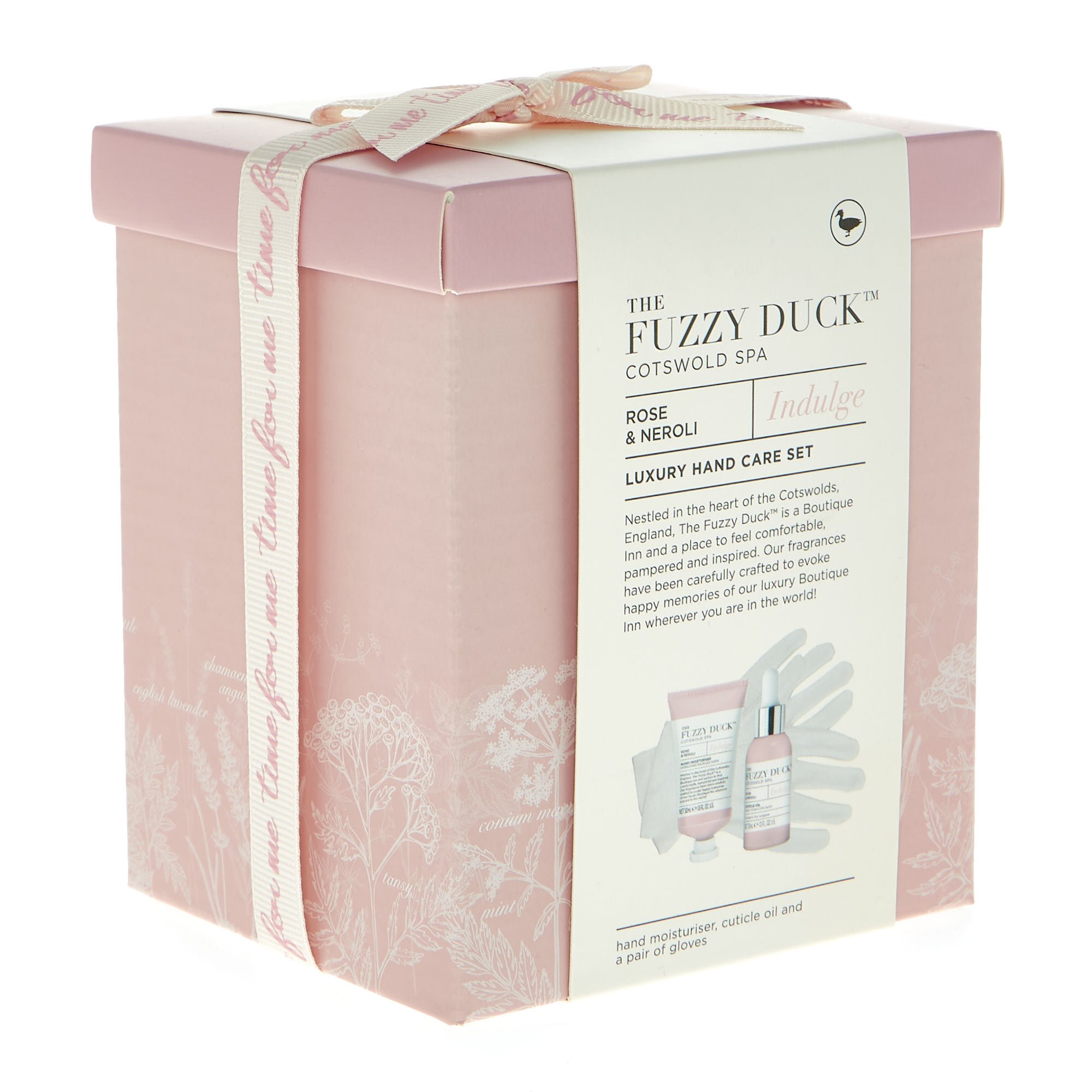 The Fuzzy Duck Cotswold Spa Rose & Neroli Luxury Hand Care Set