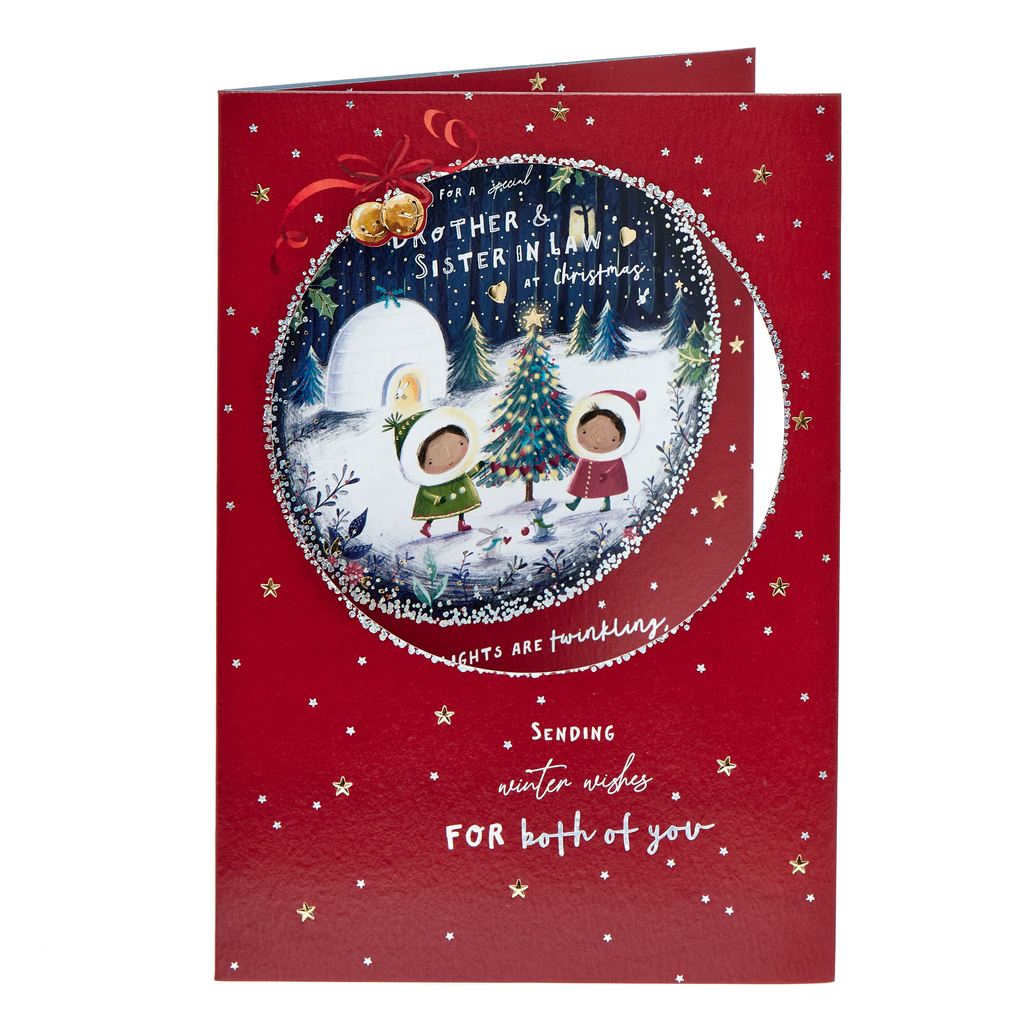 Brother & Sister In Law Eskimos Christmas Card