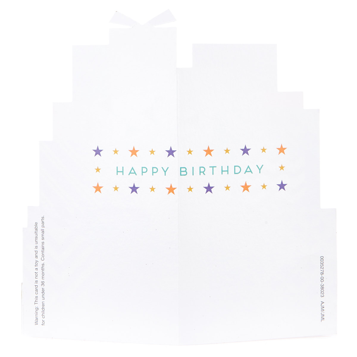Exquisite Collection 80th Birthday Pop-Up Card - Stars & Stripes