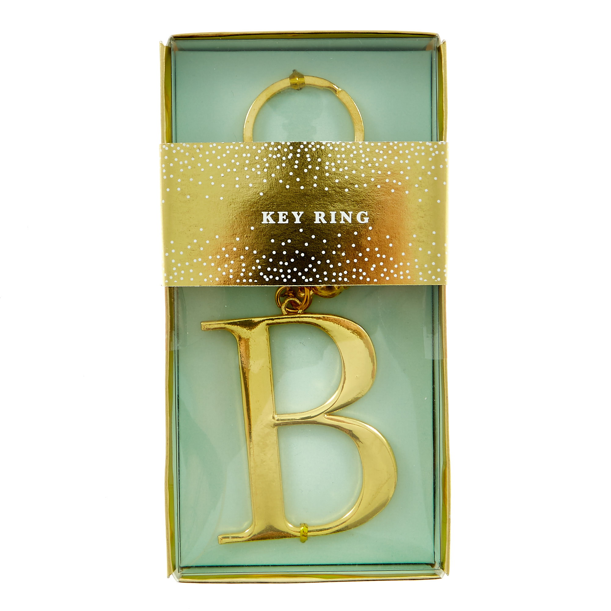 Letter B Key Ring