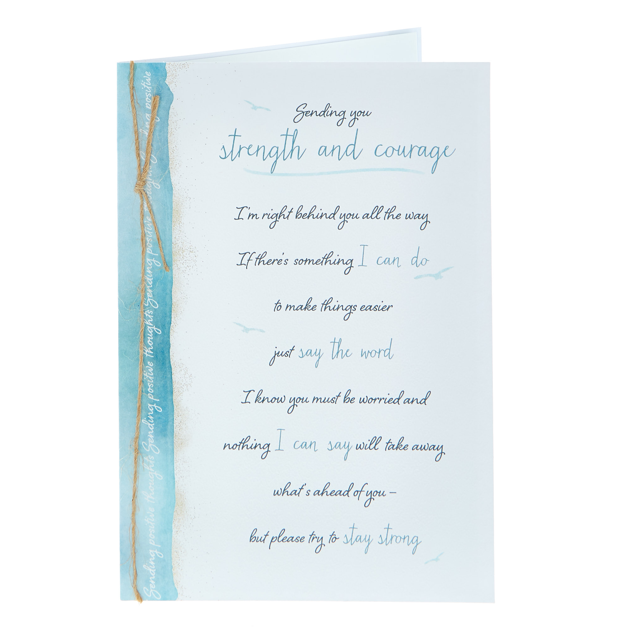 Buy Thinking Of You Card Strength & Courage for GBP 0.79