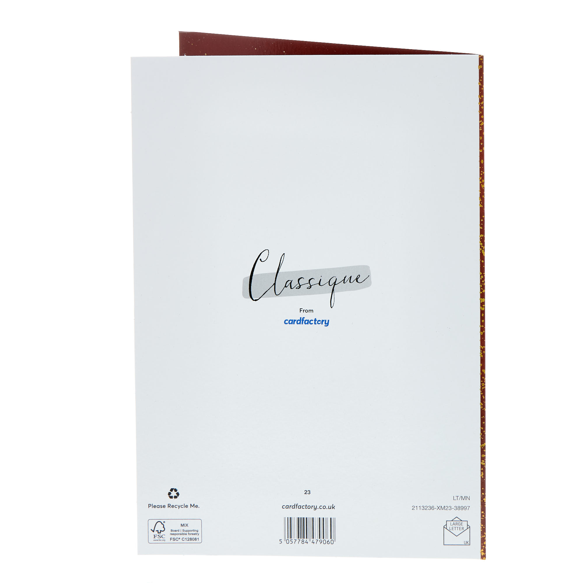 Special Partner Red Wine Christmas Card