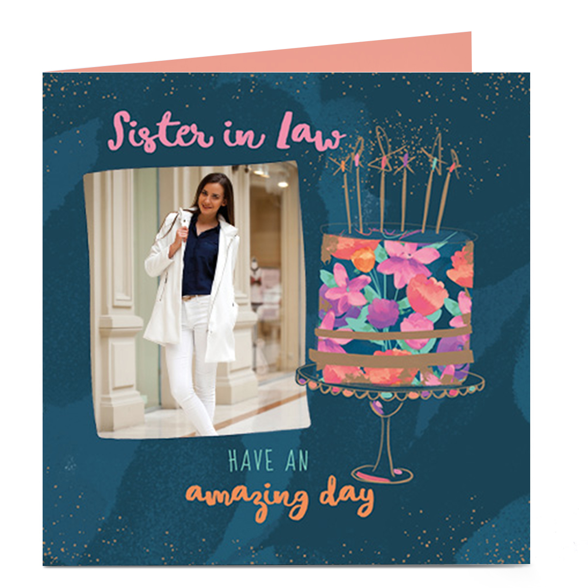 Photo Birthday Card - Sister in Law Amazing Day