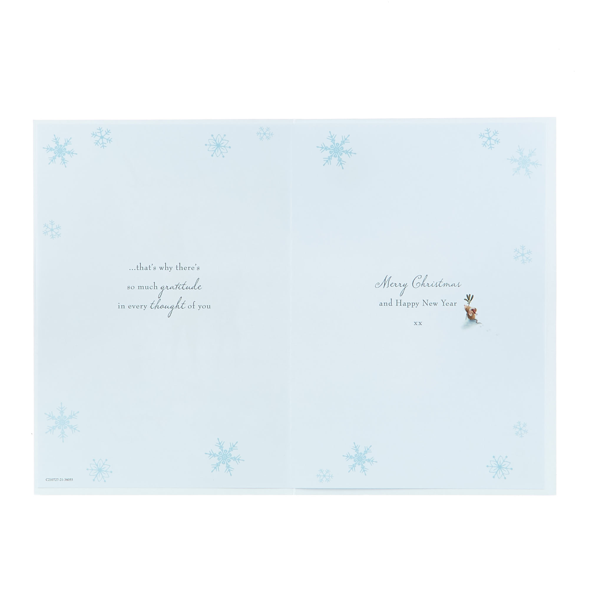 Christmas Card - Lovely Friend Doe & Mouse