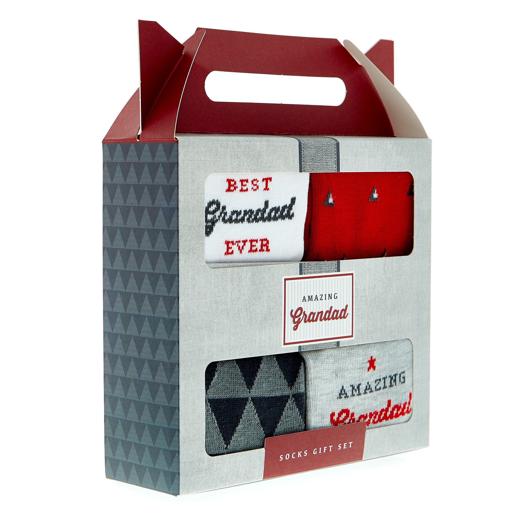 Amazing Grandad Socks Gift Set - 4 Pairs