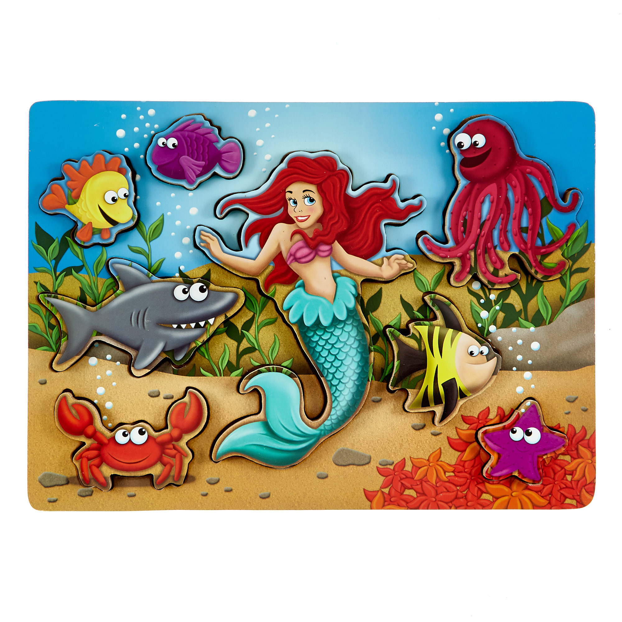Children's Chunky Mermaid Under The Sea Puzzle