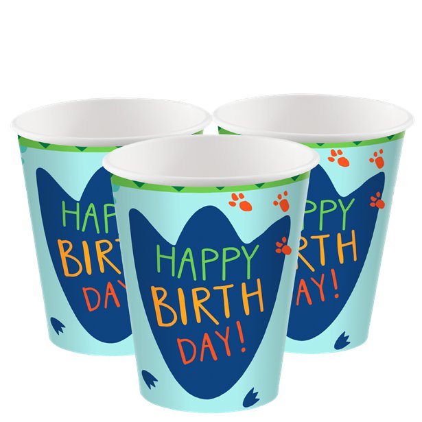 Dino-Mite Birthday Party Tableware & Decorations Bundle - 16 Guests