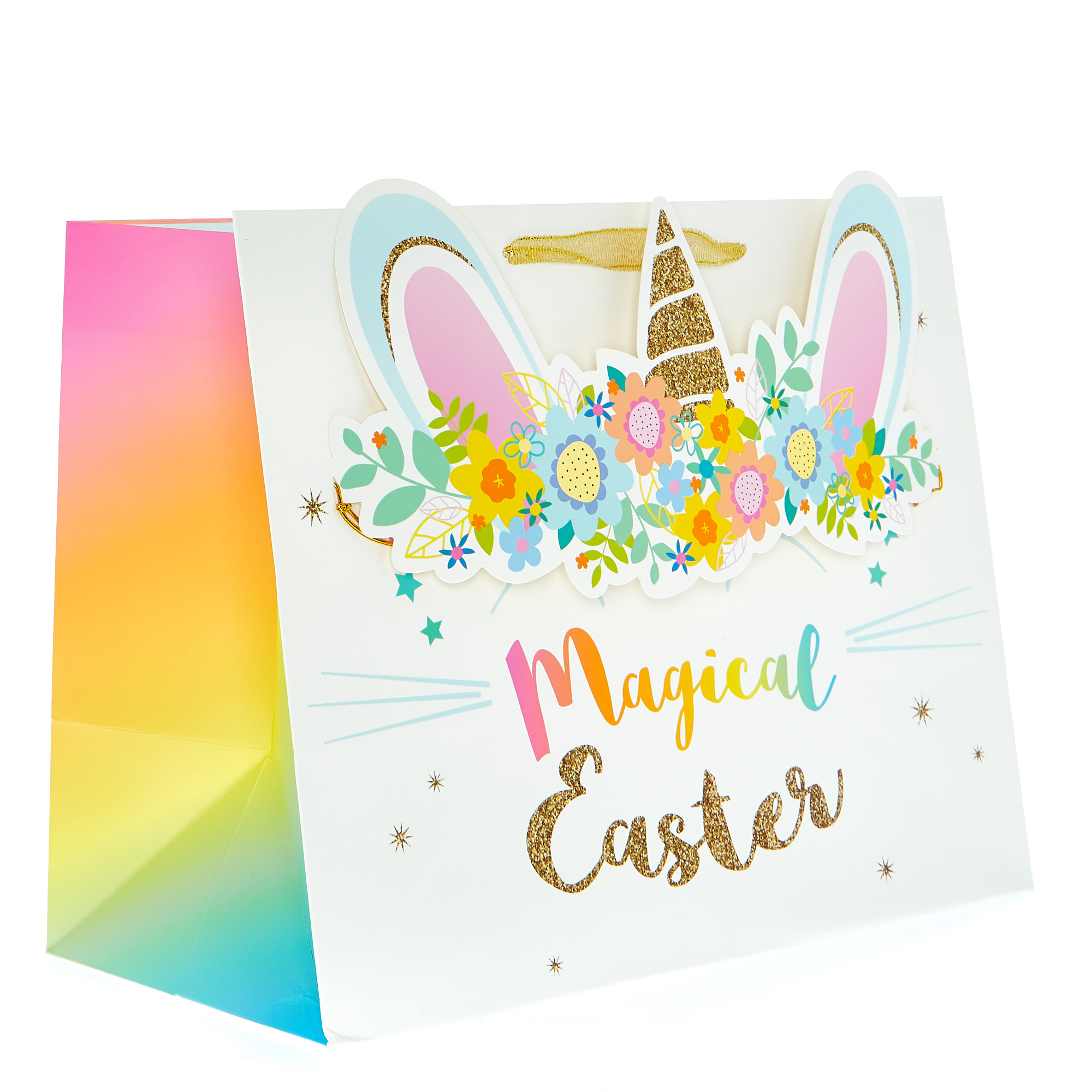 Large Landscape Unicorn Bunny Easter Gift Bag