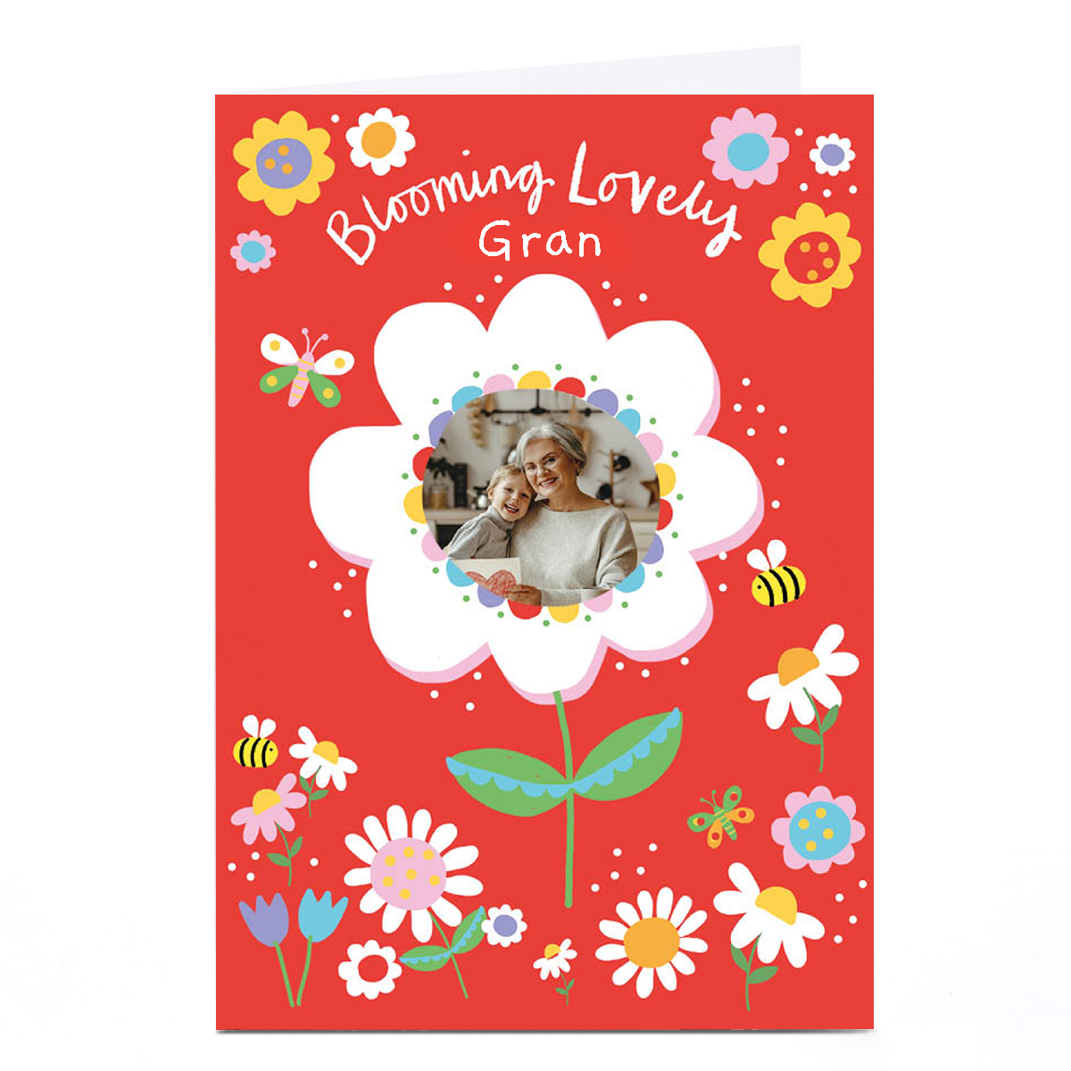Personalised Lindsay Kirby Mother's Day Card - Blooming Lovely Gran