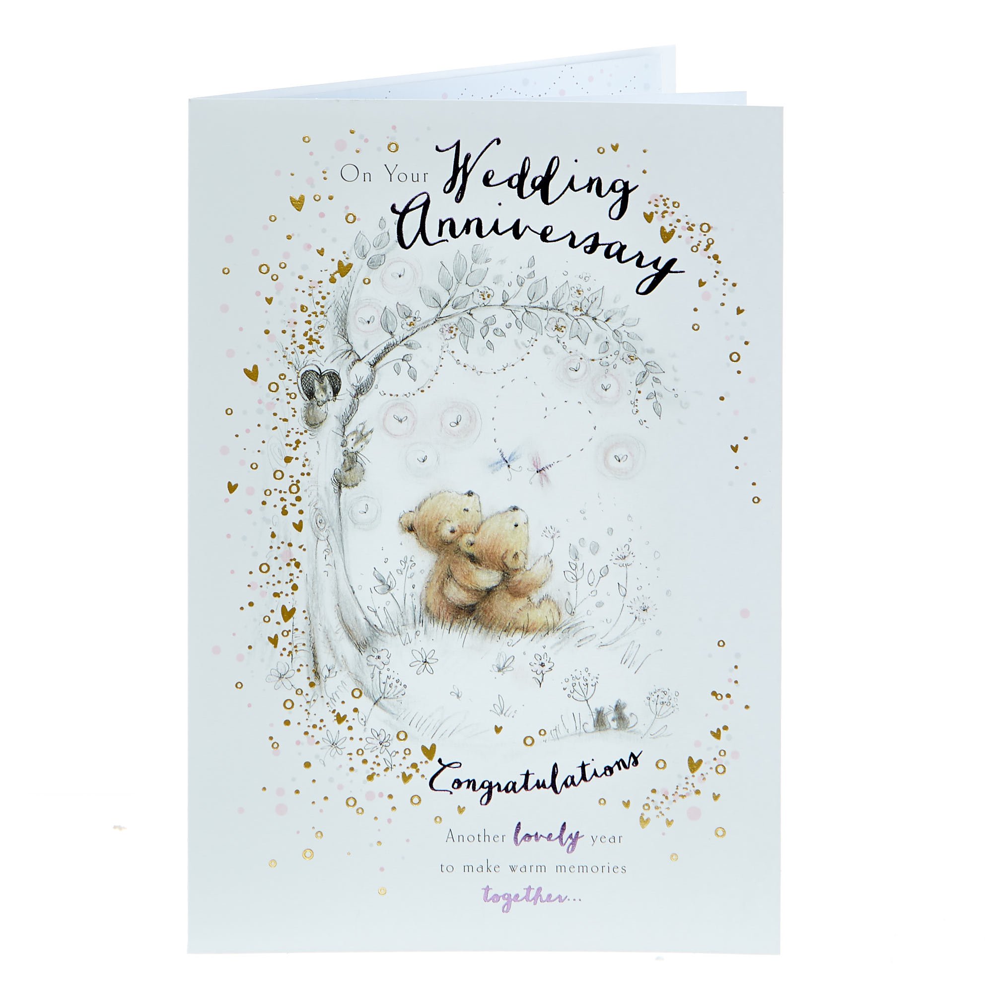 Wedding Anniversary Card - Congratulations, Another Lovely Year