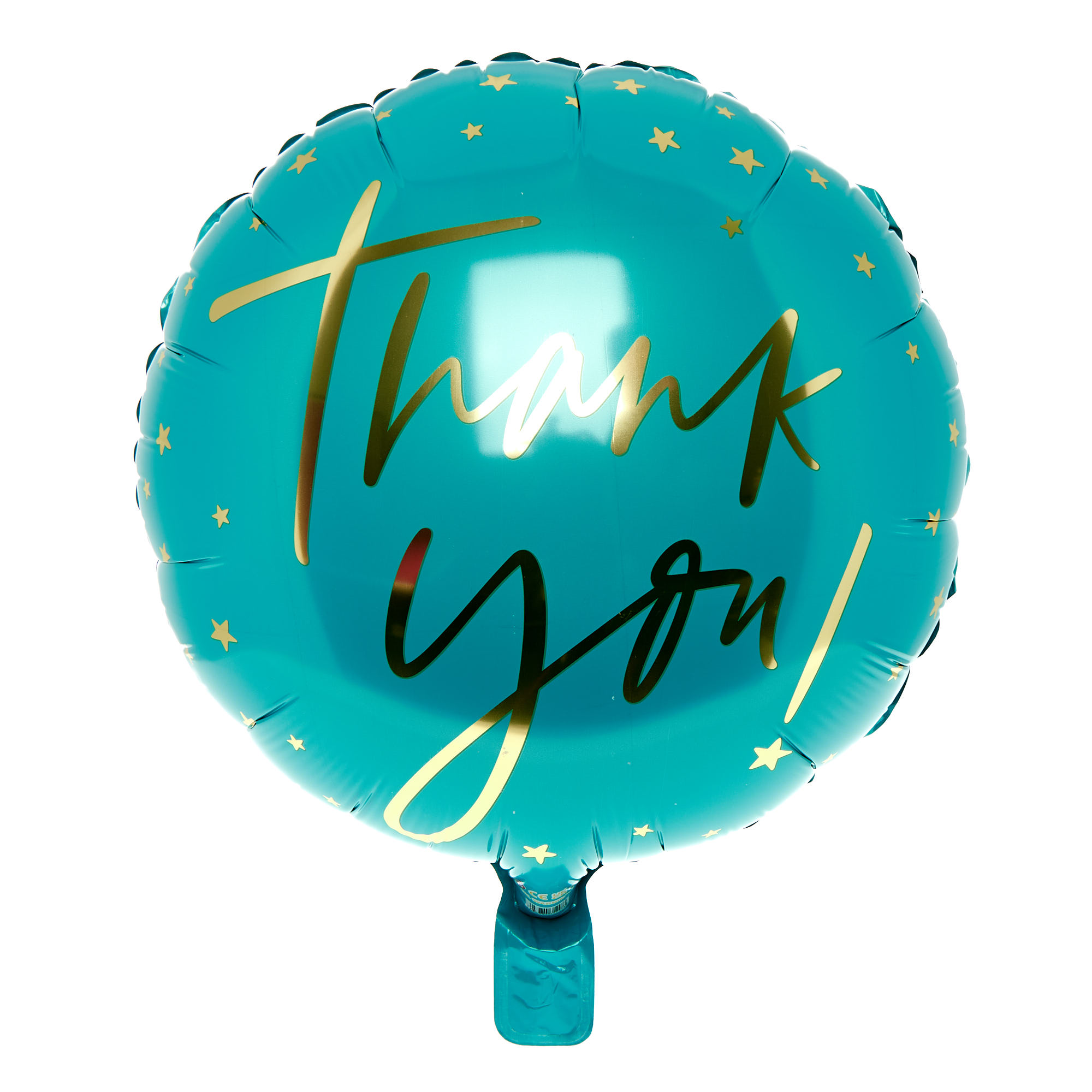 18-Inch Blue & Gold Thank You Foil Helium Balloon