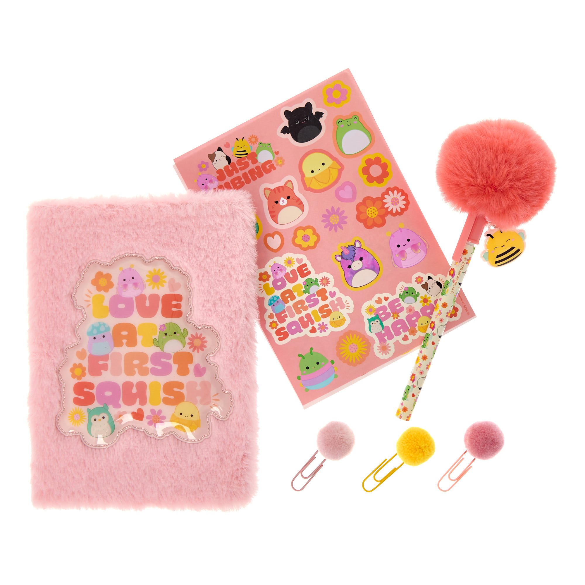 Squishmallows Fluffy Diary Set