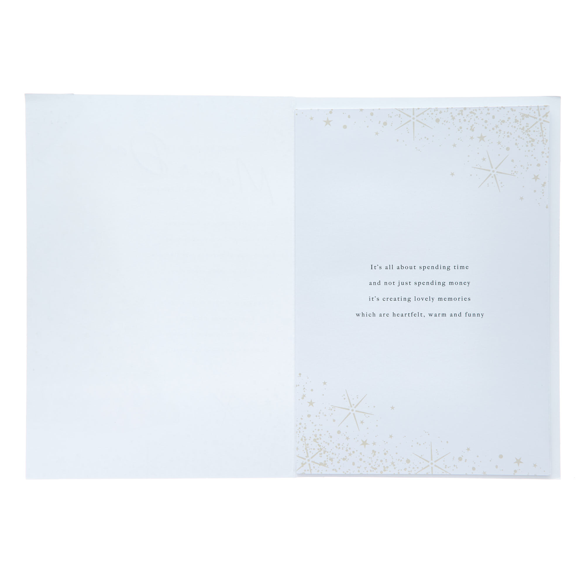 Mum & Dad Classic Tree Christmas Card (Extra Special Words Inside)