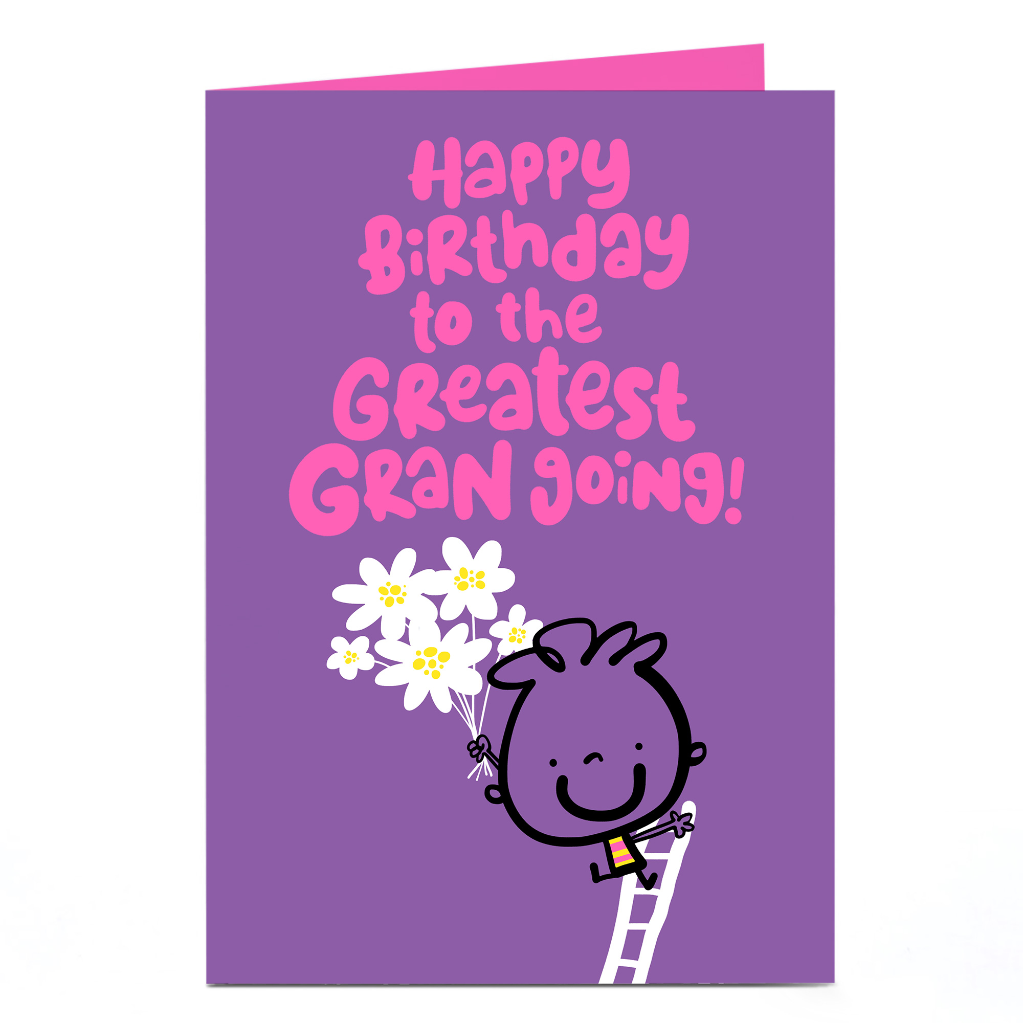 Personalised Fruitloops Birthday Card - Greatest Gran Going