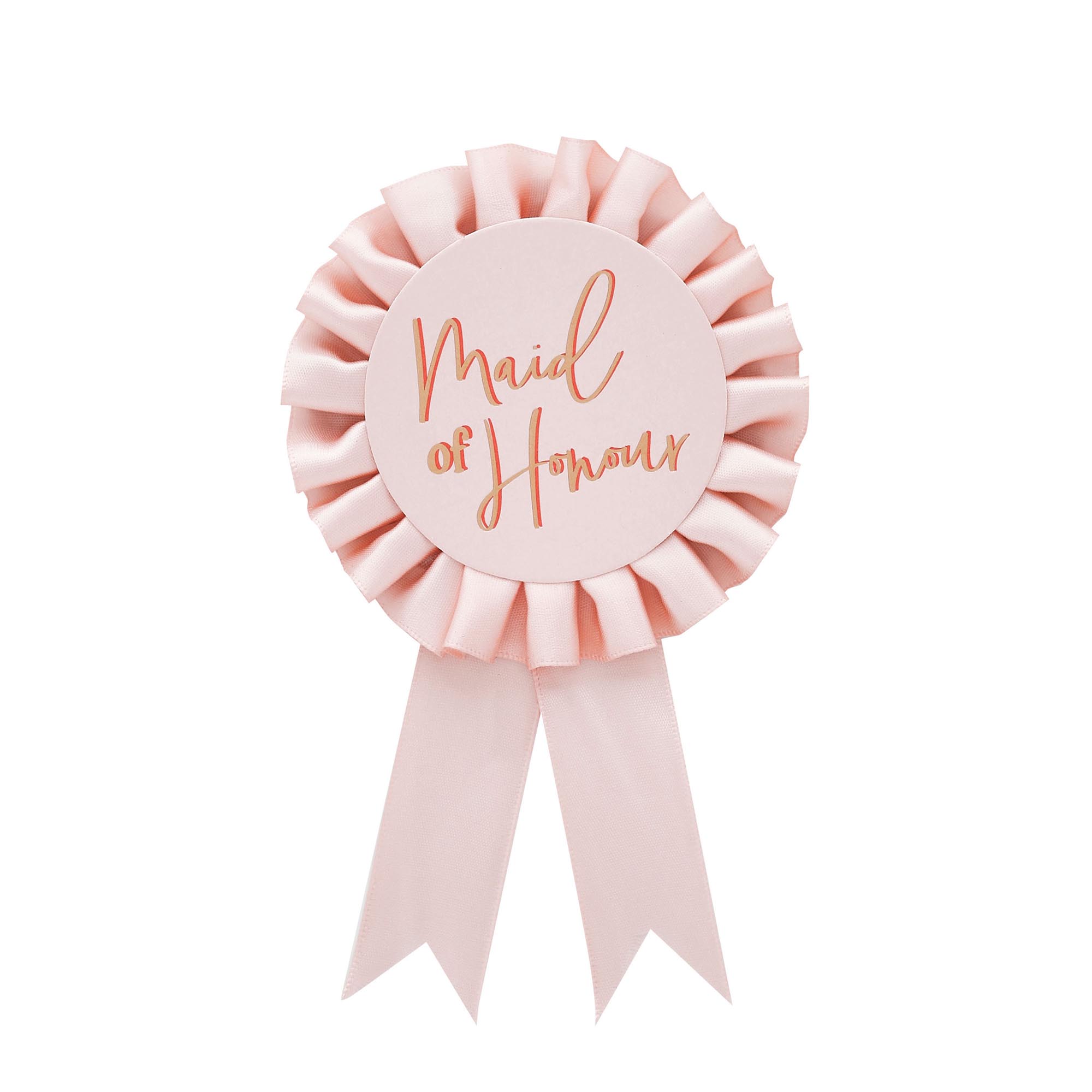 Maid Of Honour Rosette Badge