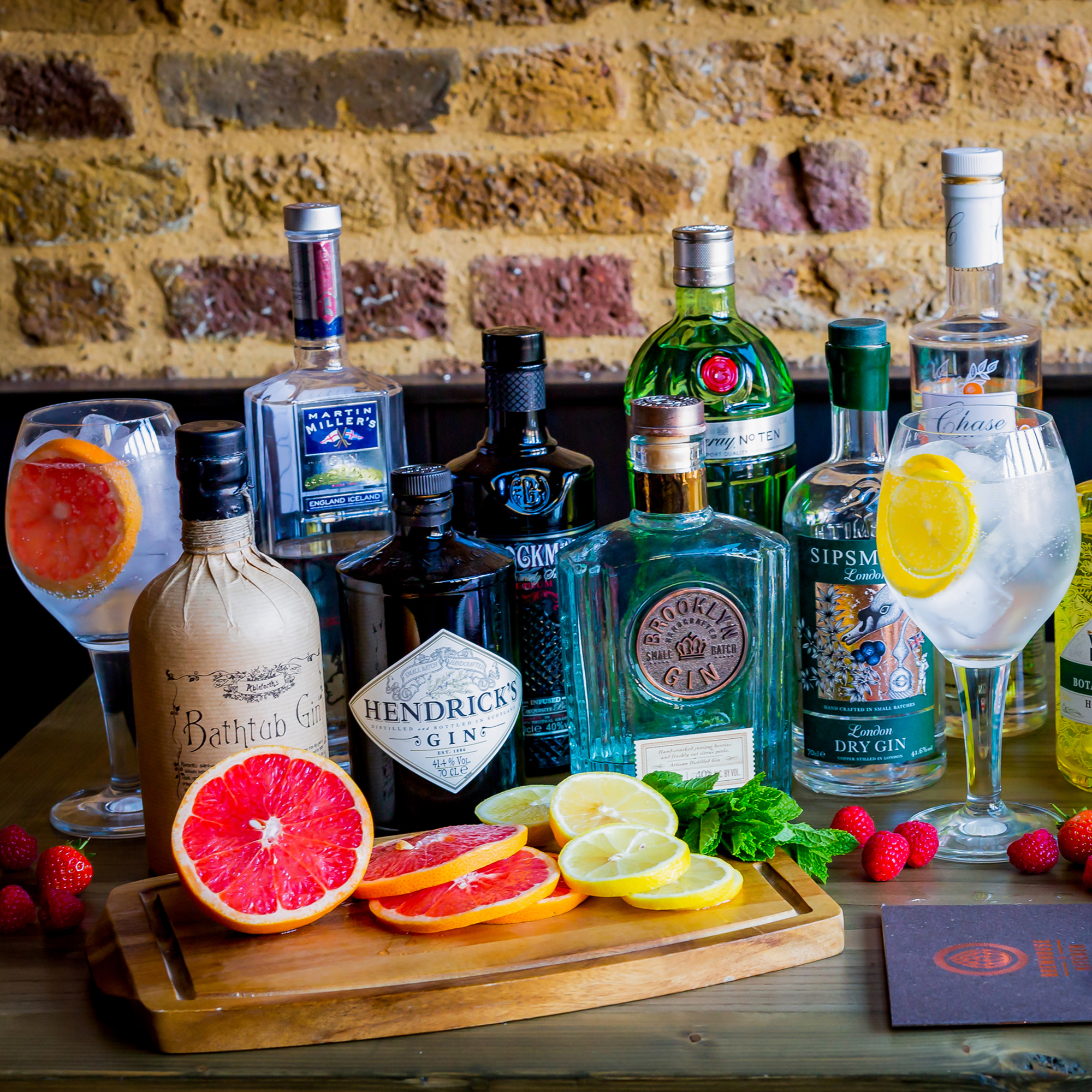 Gin Tasting Masterclass for Two at Brewhouse & Kitchen Gift Experience