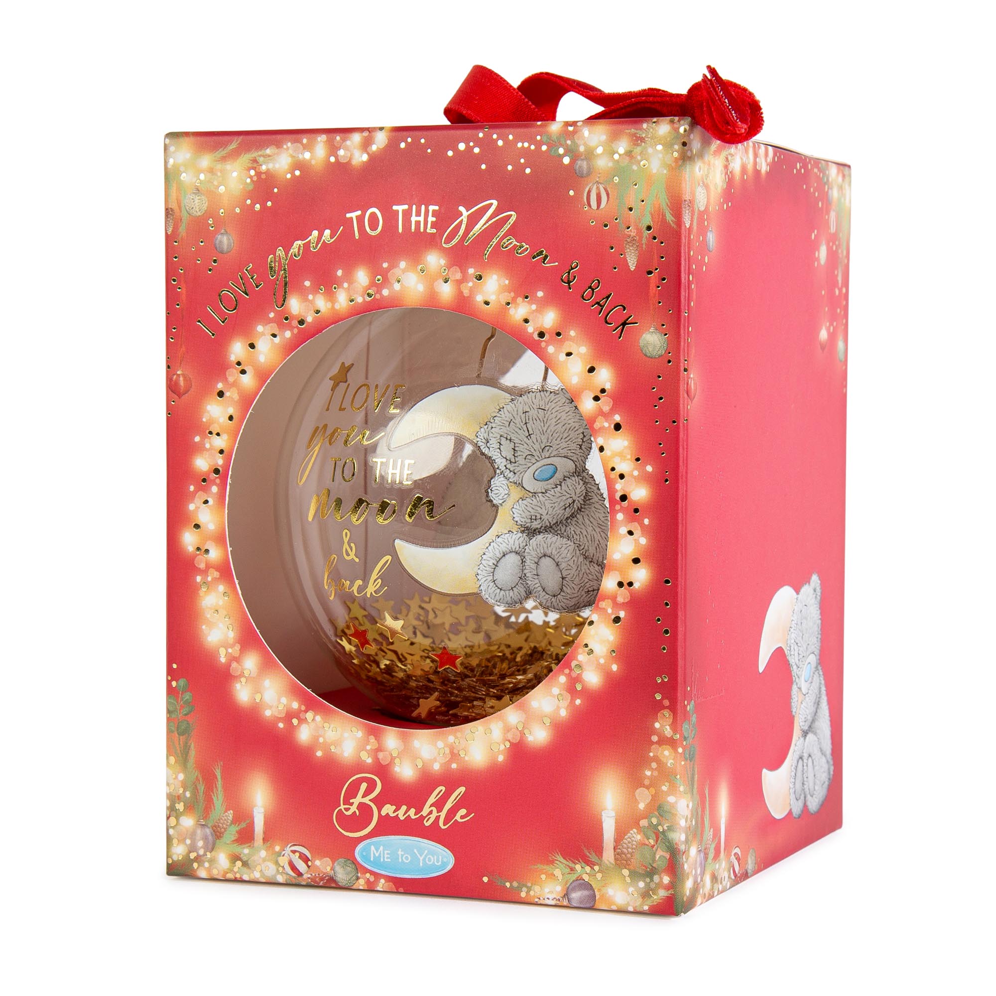 Tatty Teddy I Love You To The Moon & Back Bauble,  Tatty Teddy I Love You To The Moon & Back Bauble