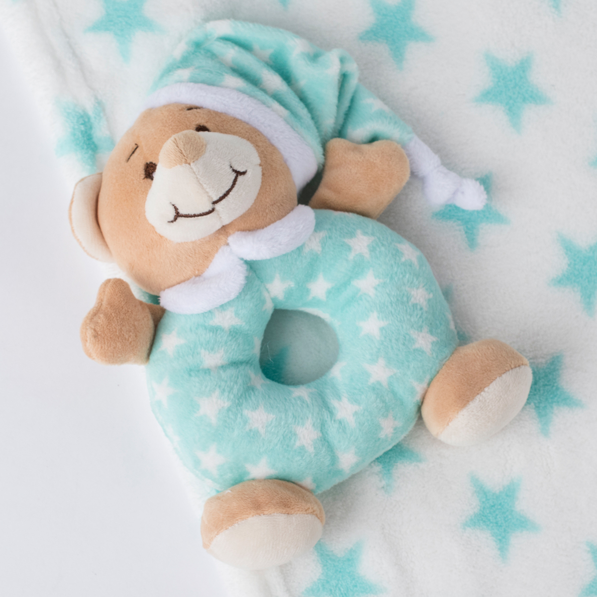 Tiny Treasures Blanket & Rattle Set