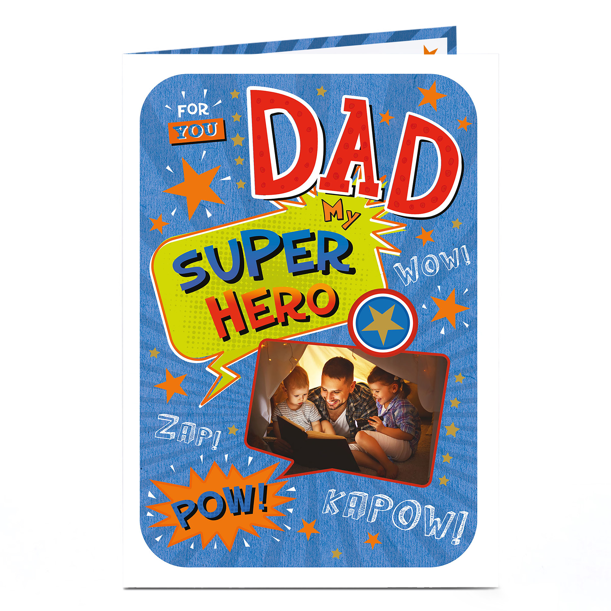 Photo Father's Day Card - Super Hero