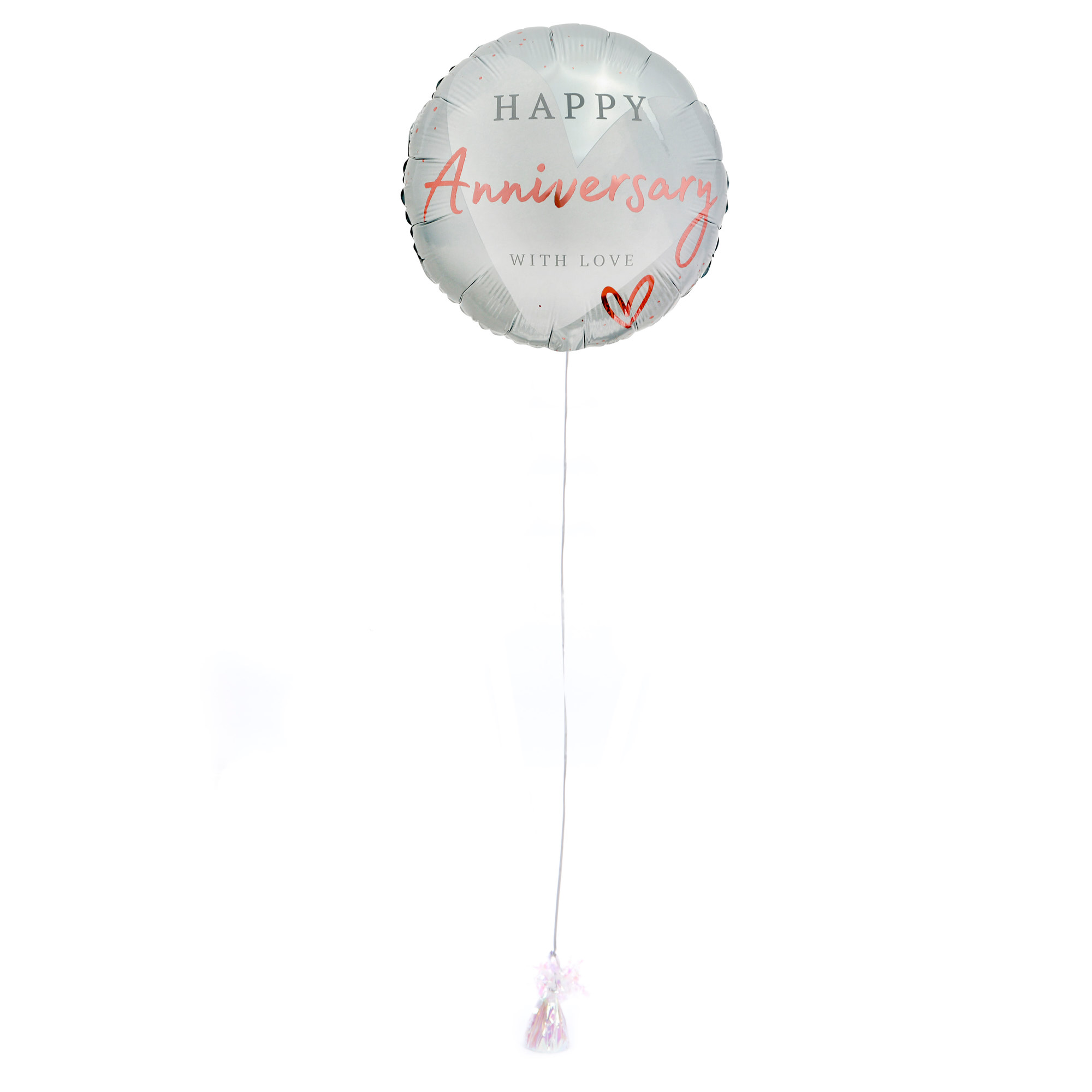 With Love Happy Anniversary Balloon & Lindt Chocolates - FREE GIFT CARD!