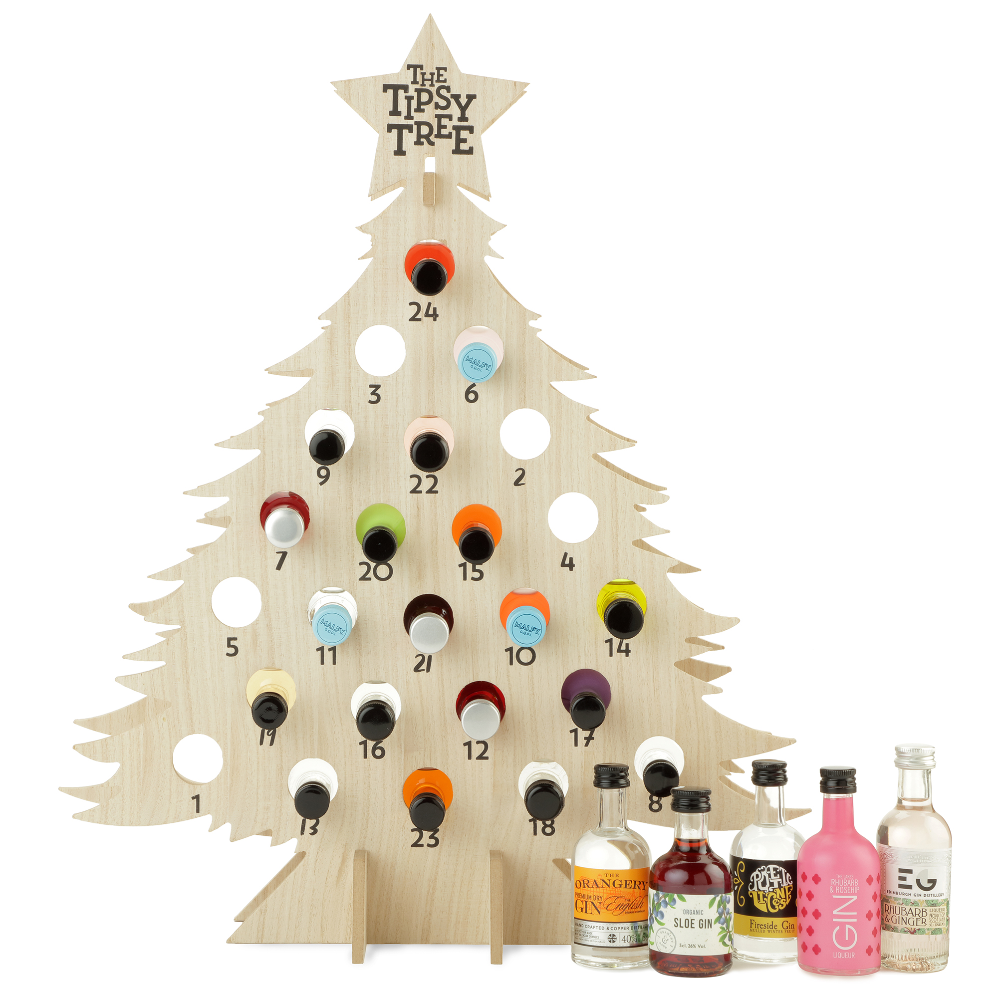 Tiny Tipsy Gin Advent Tree