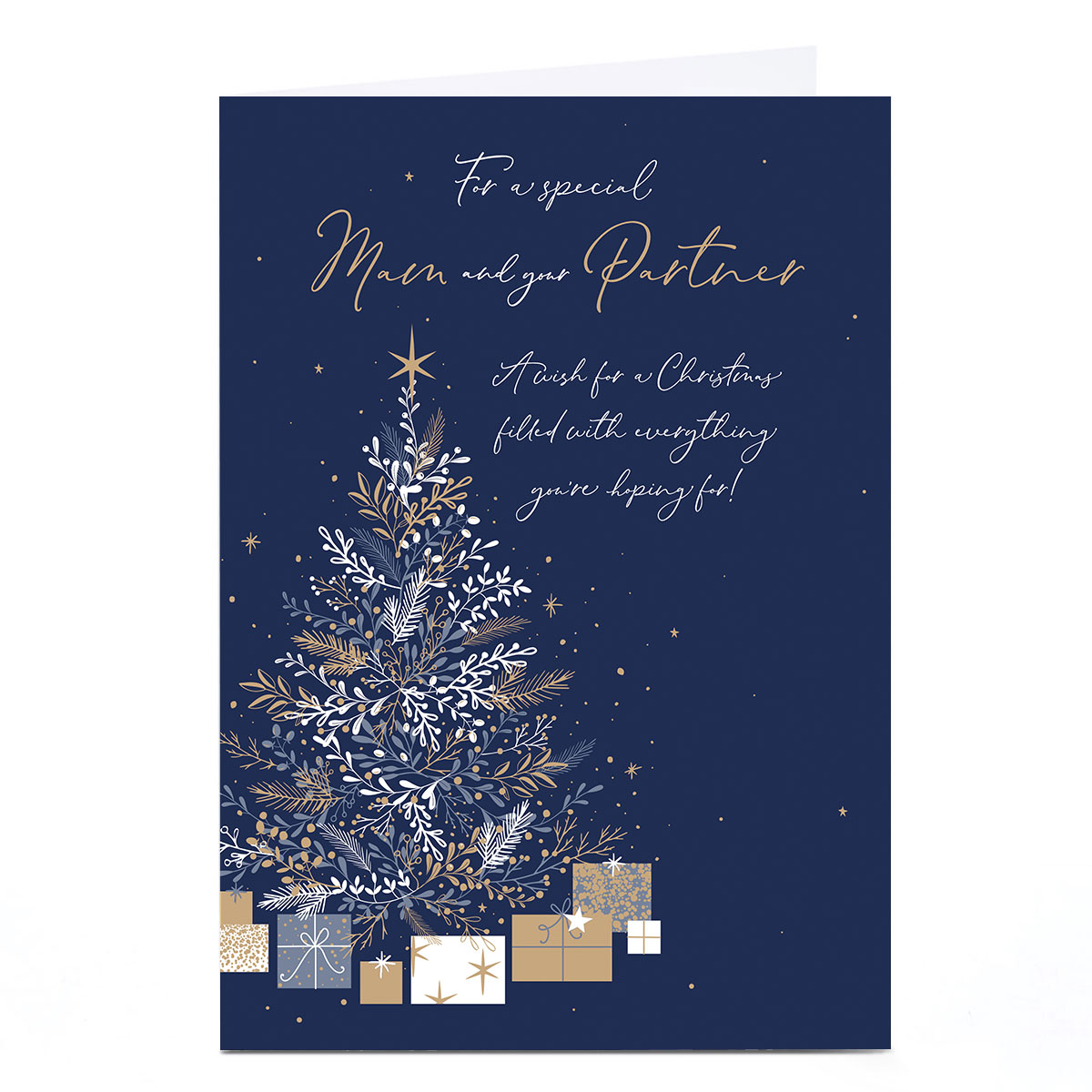 Christmas Card - For A Special Mam And Your Partner