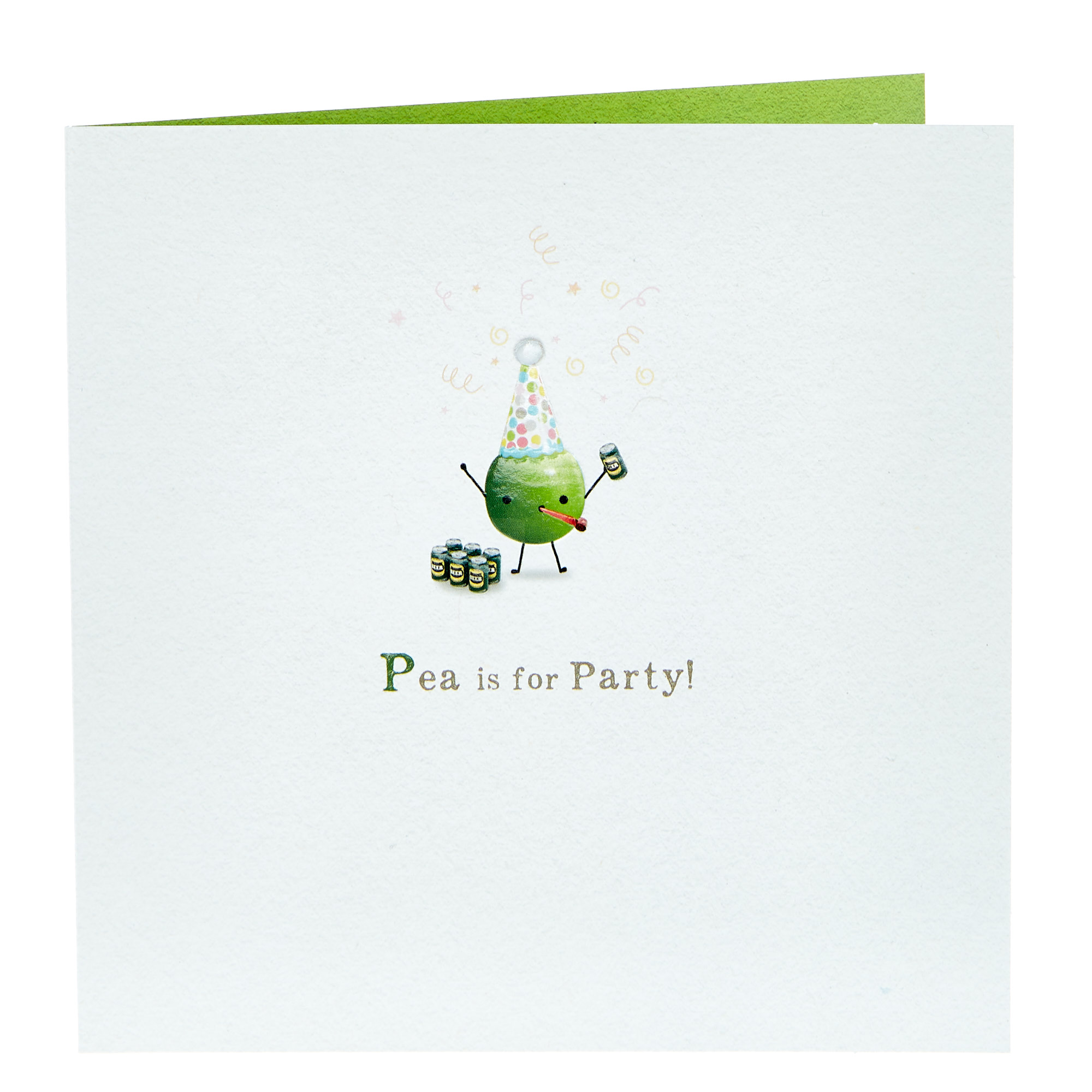 Birthday Card - Pea Is For Party