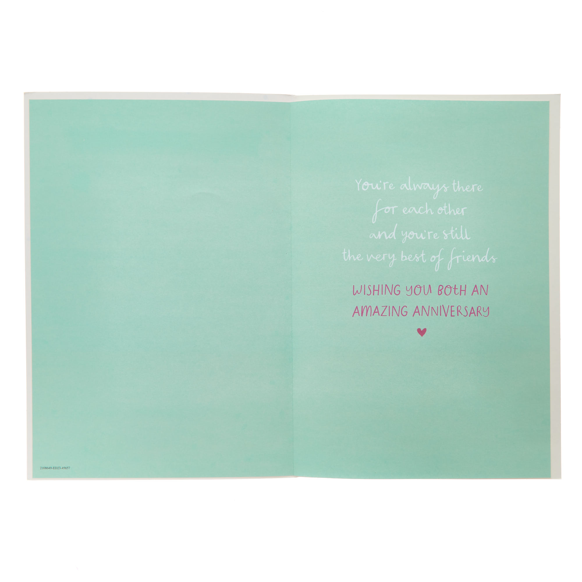 Big Red Heart Wedding Anniversary Card