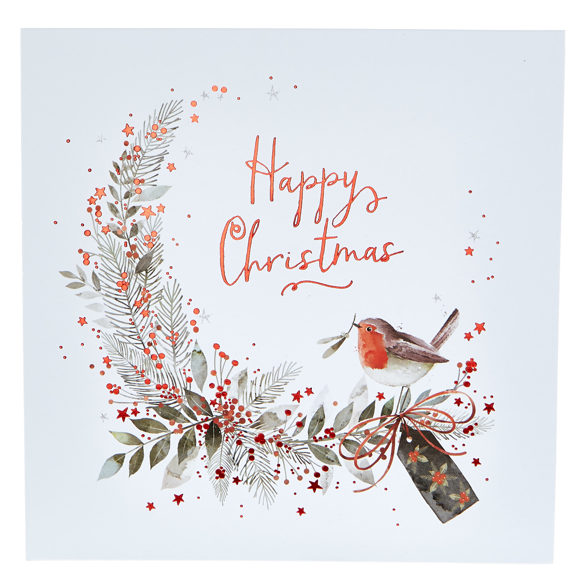 16 Festive Fern Charity Christmas Cards - 2 Designs 