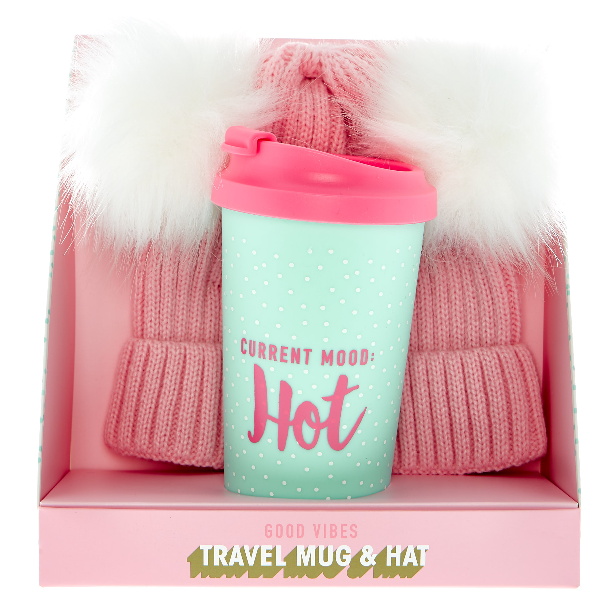 Happy & Bright Travel Mug & Hat