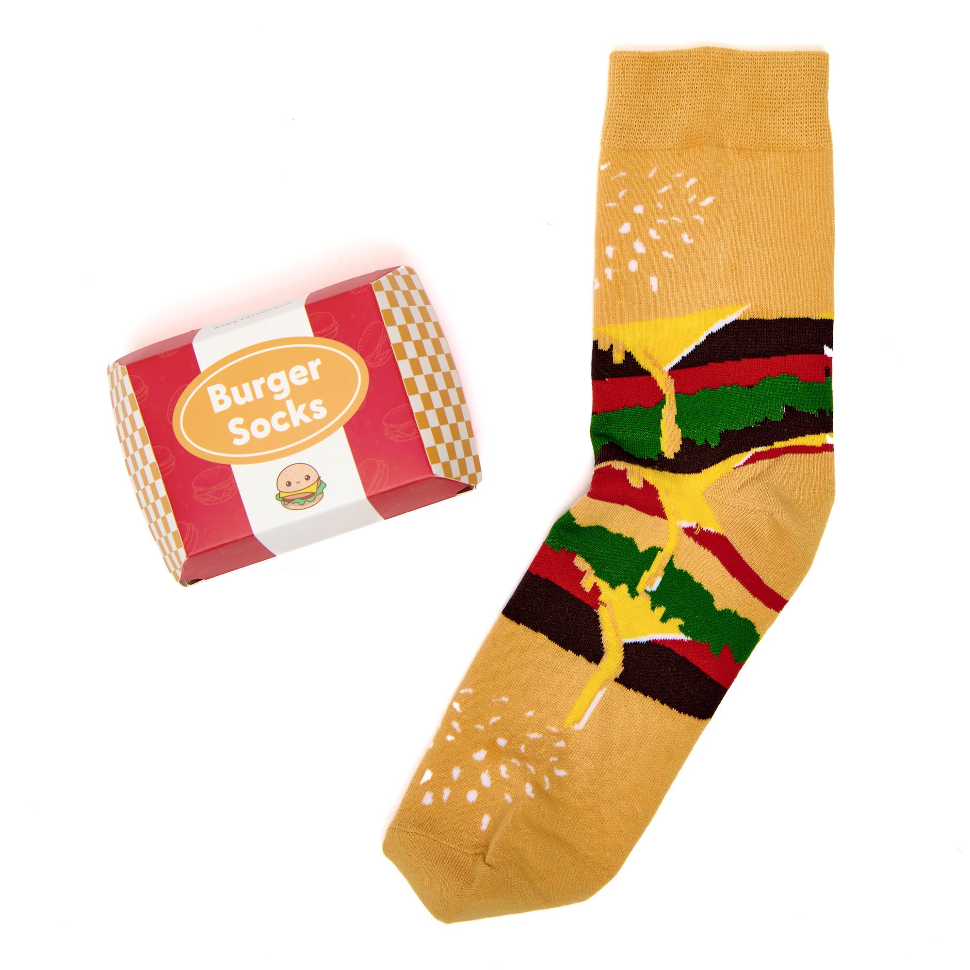 Burger Socks - 1 Pair