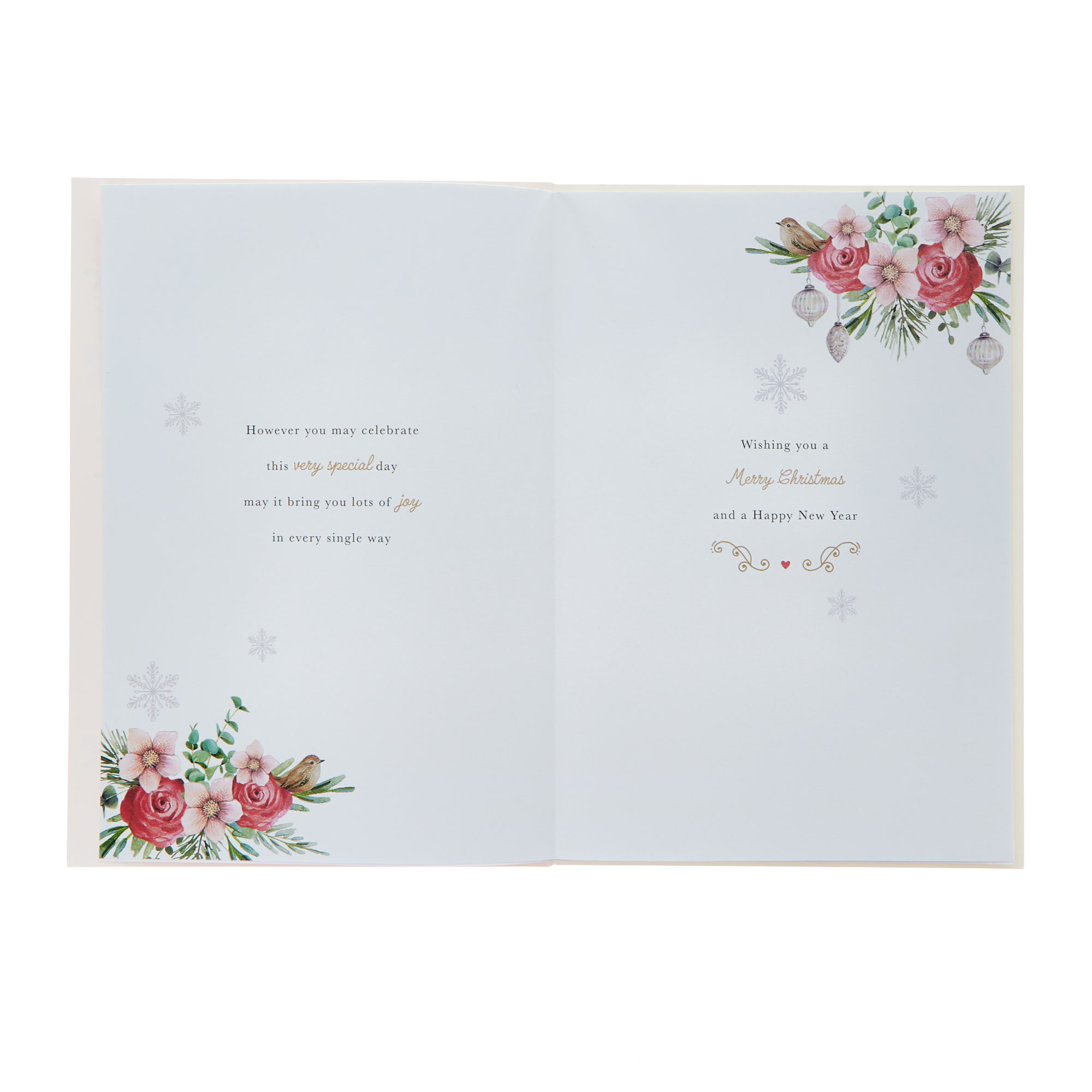 Friend Traditional Heart Verse Christmas Card