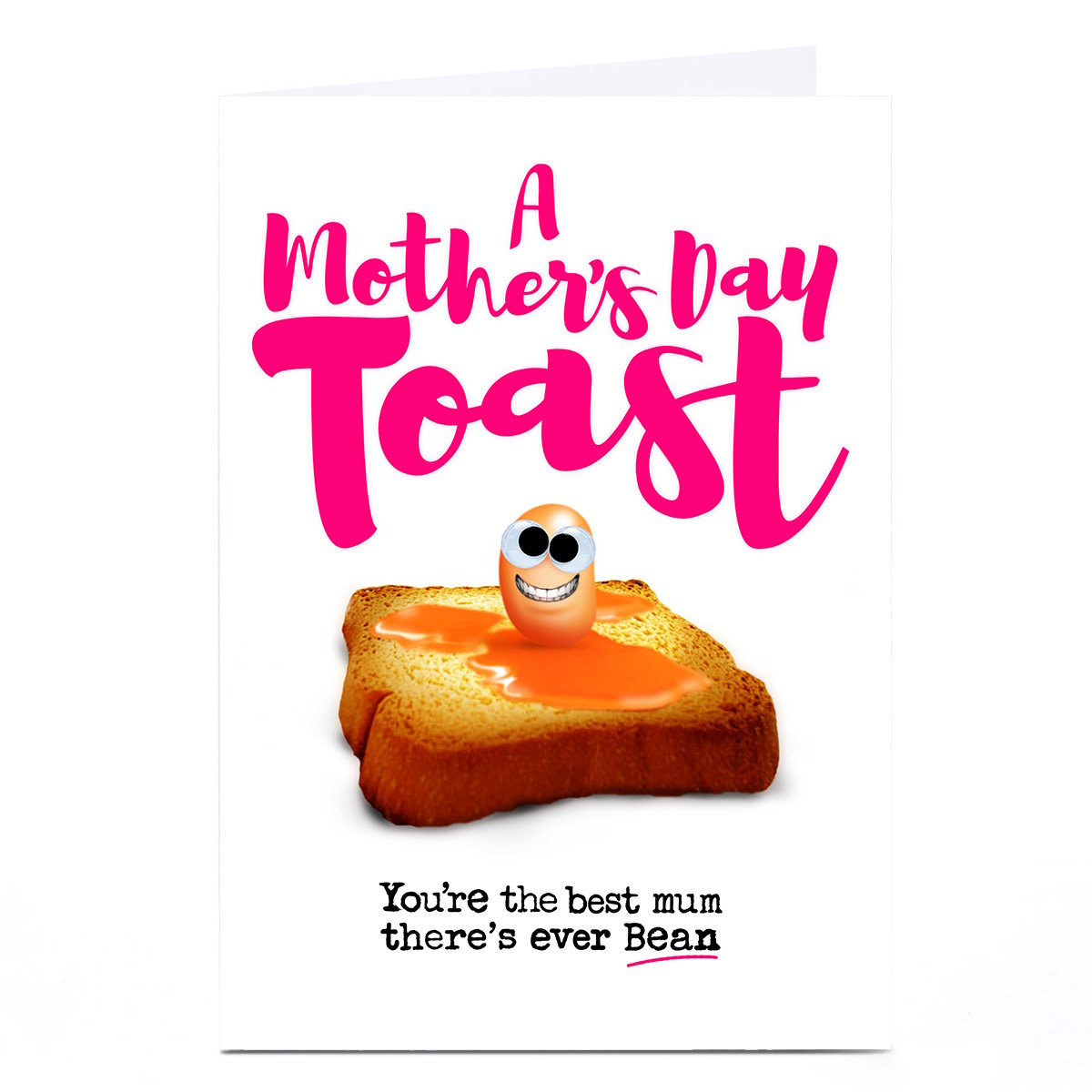 Personalised PG Quips Mother's Day Card - A Mother's Day Toast