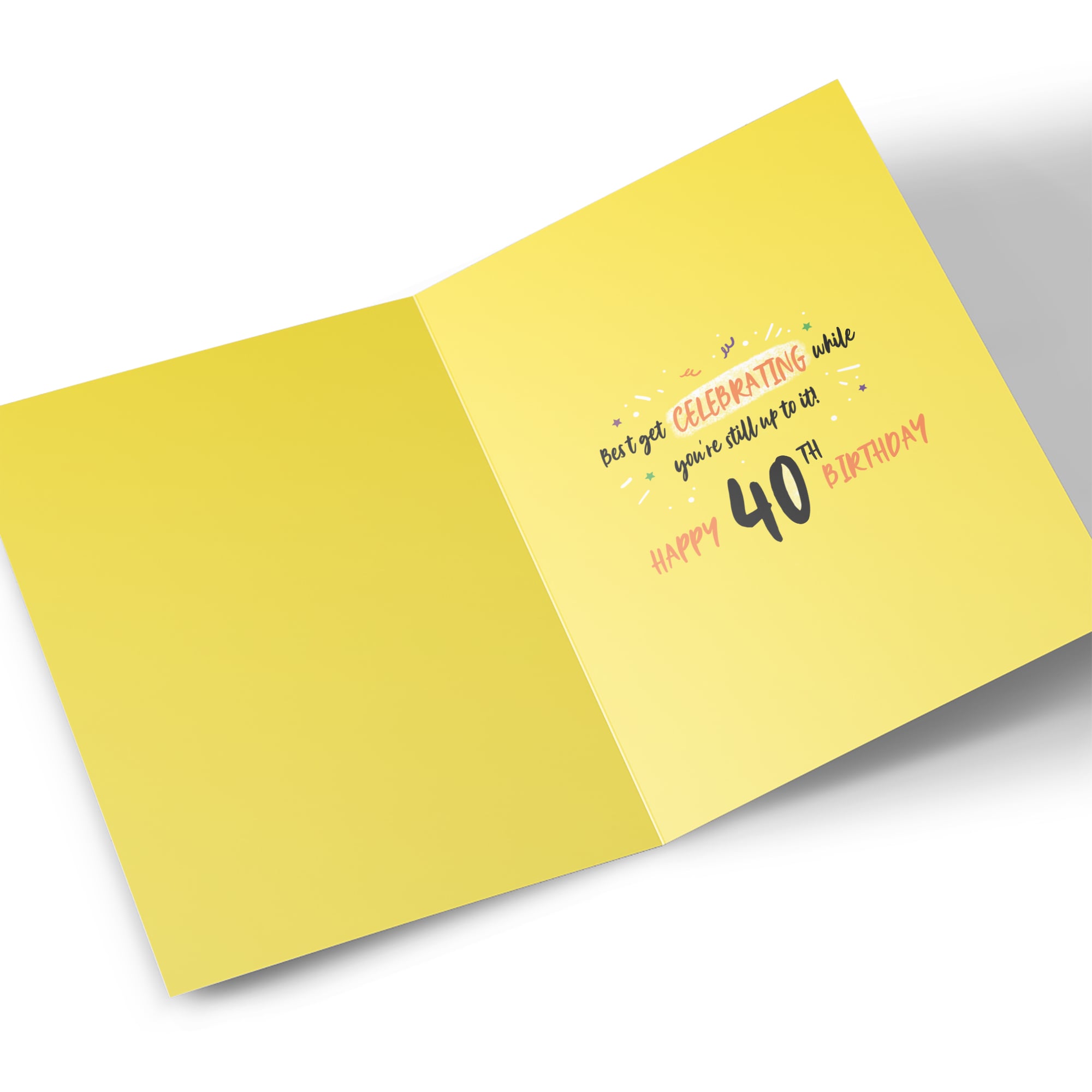 40th Birthday Card - OMG Dangerously Close to Old