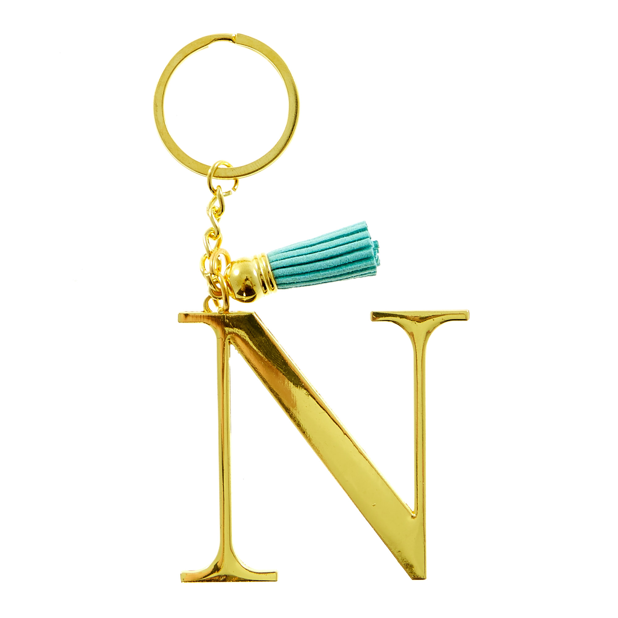 Letter N Key Ring