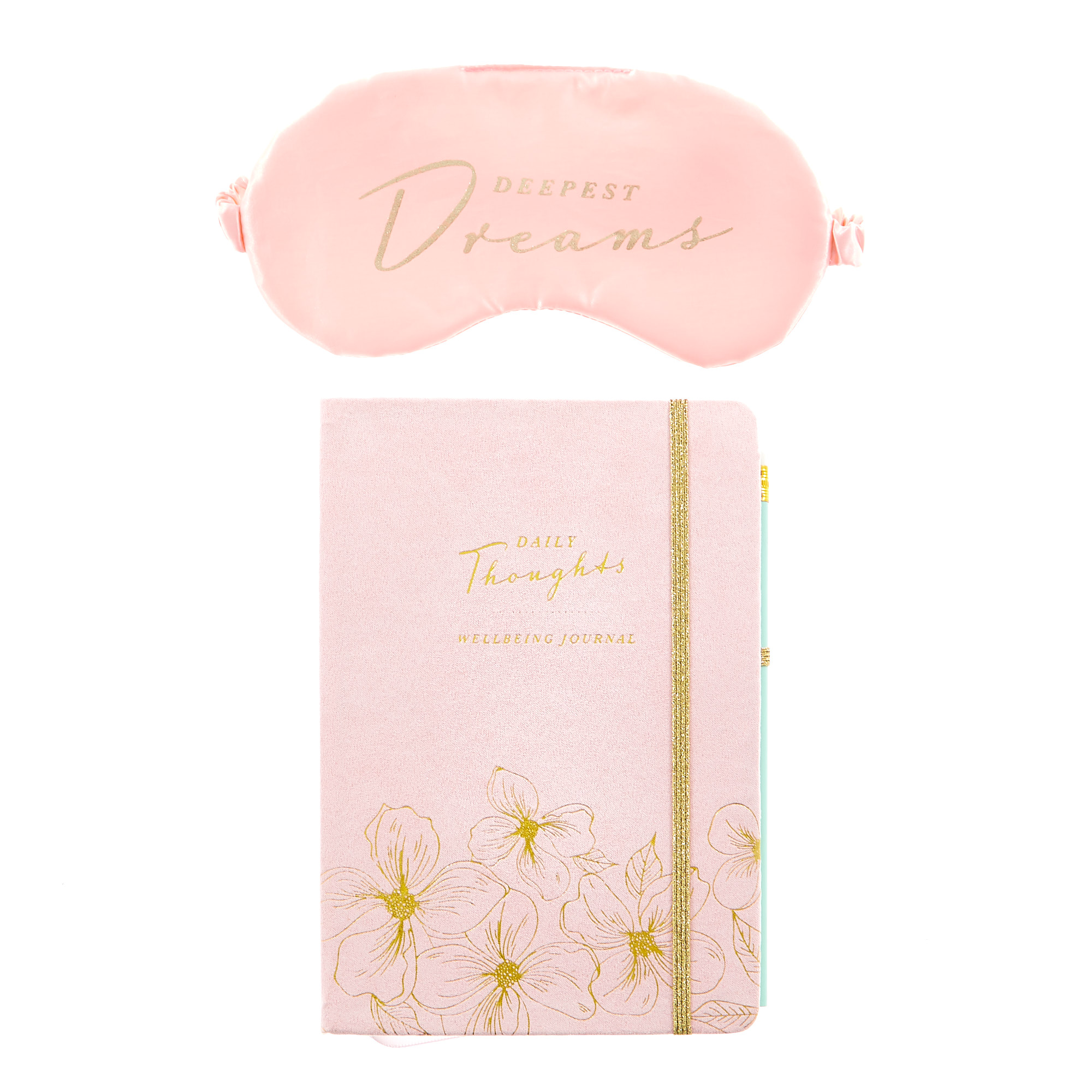 Friend Eye mask & Wellbeing Journal Gift Set