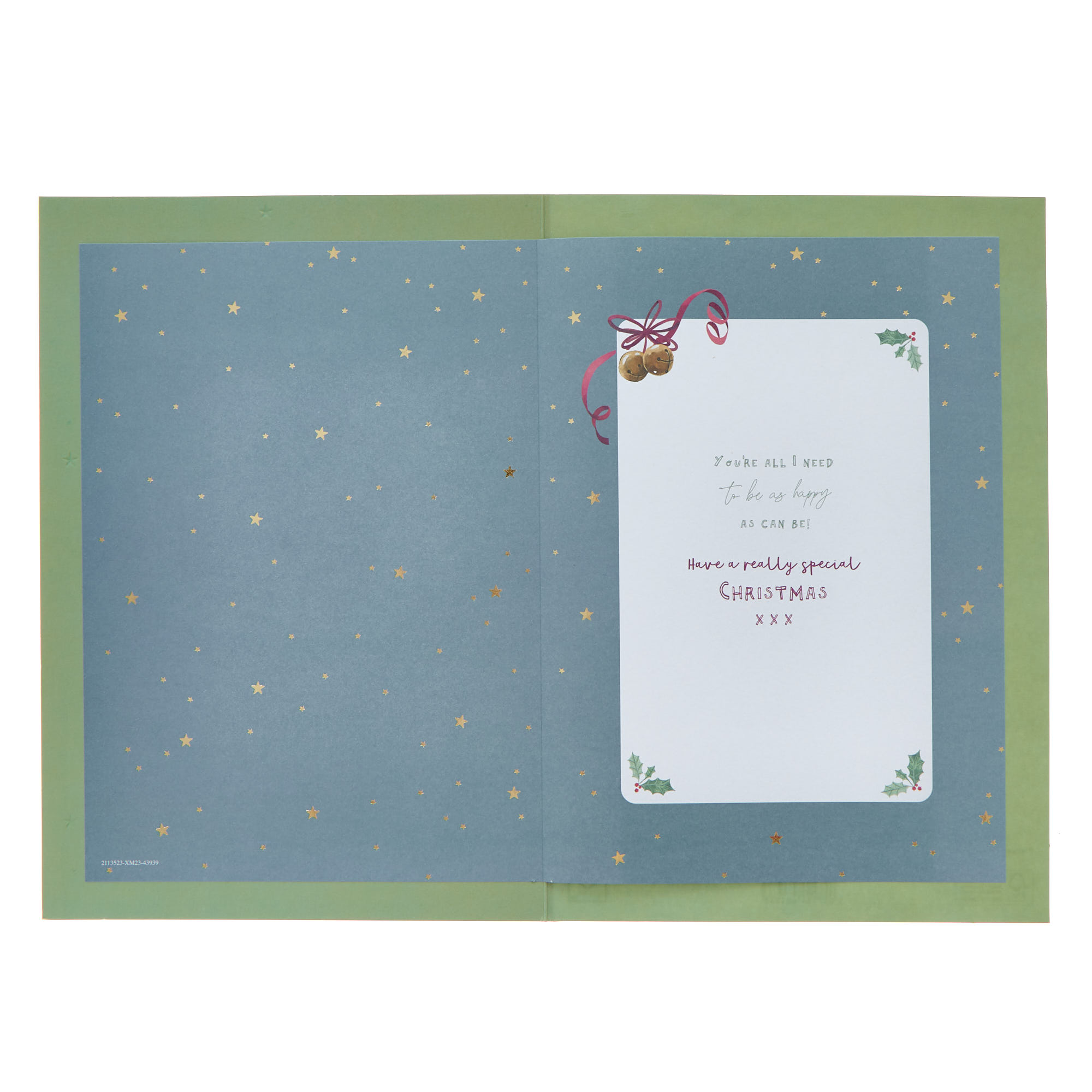 Wife So Much Love Snowglobe Christmas Card