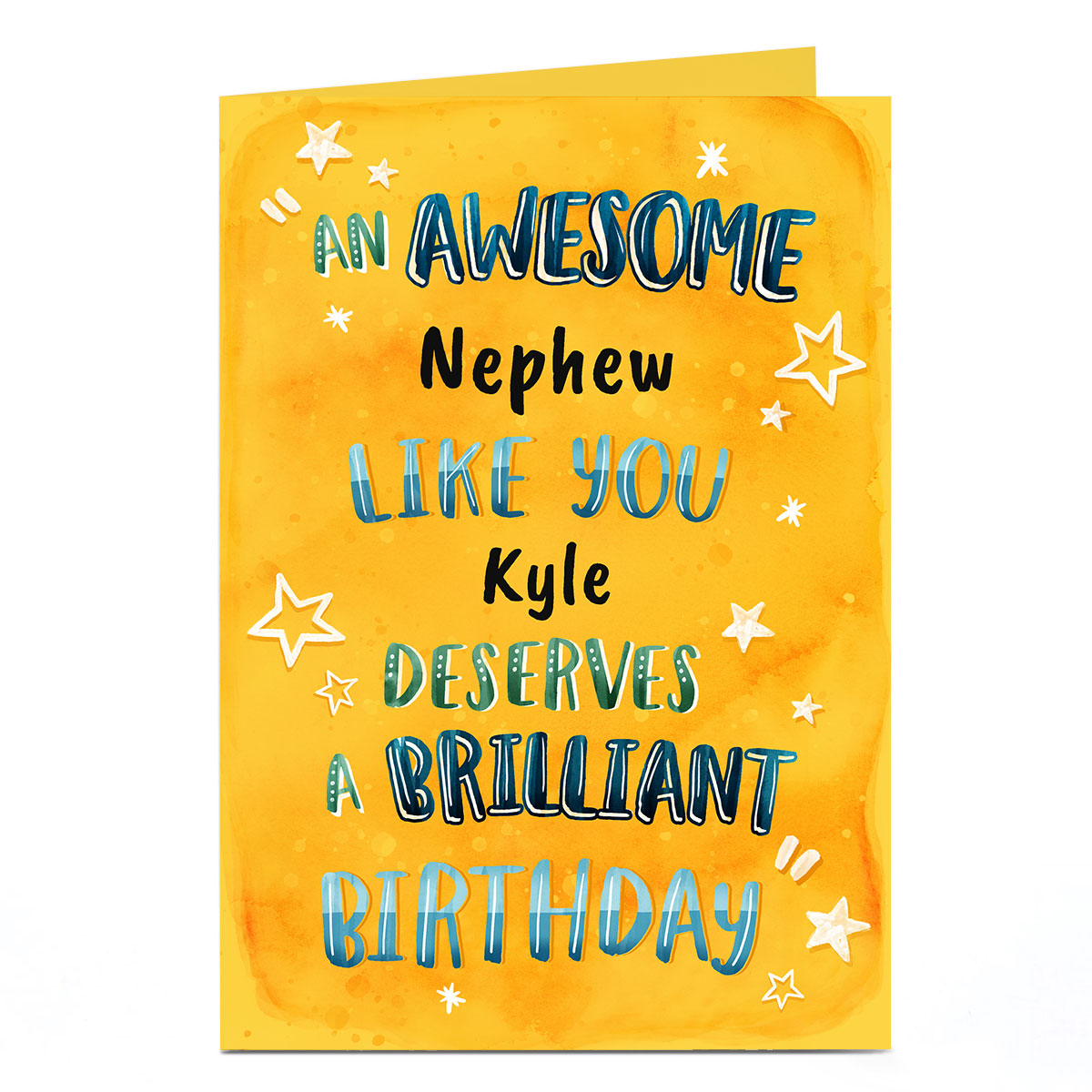 Personalised Birthday Card - Brilliant Birthday 