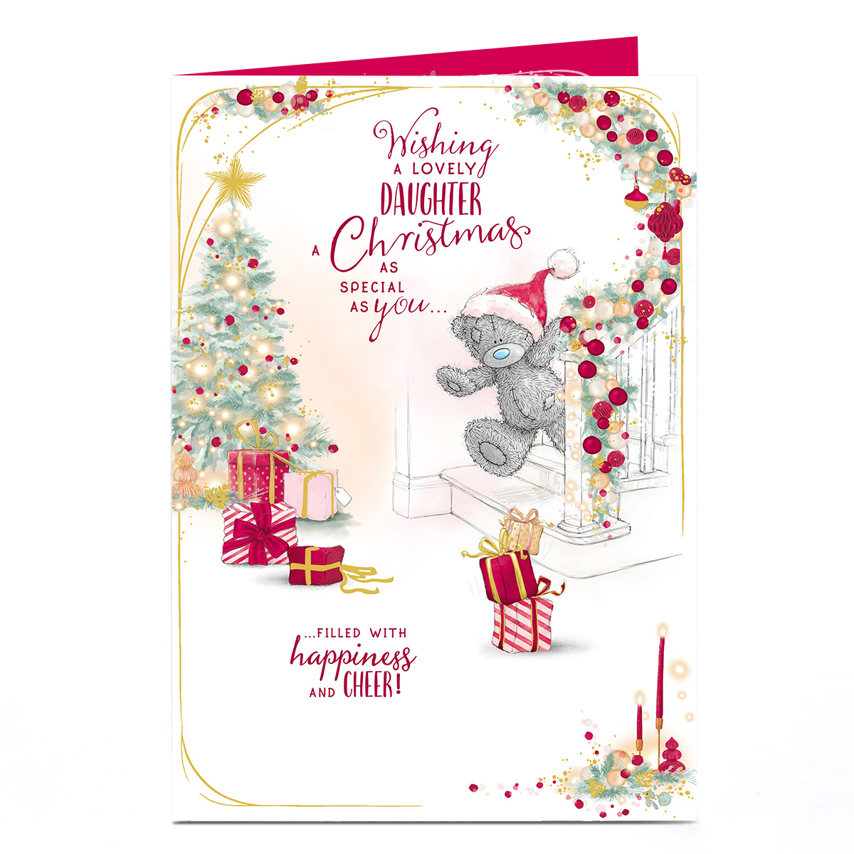 Tatty Teddy Christmas Card - Special Daughter