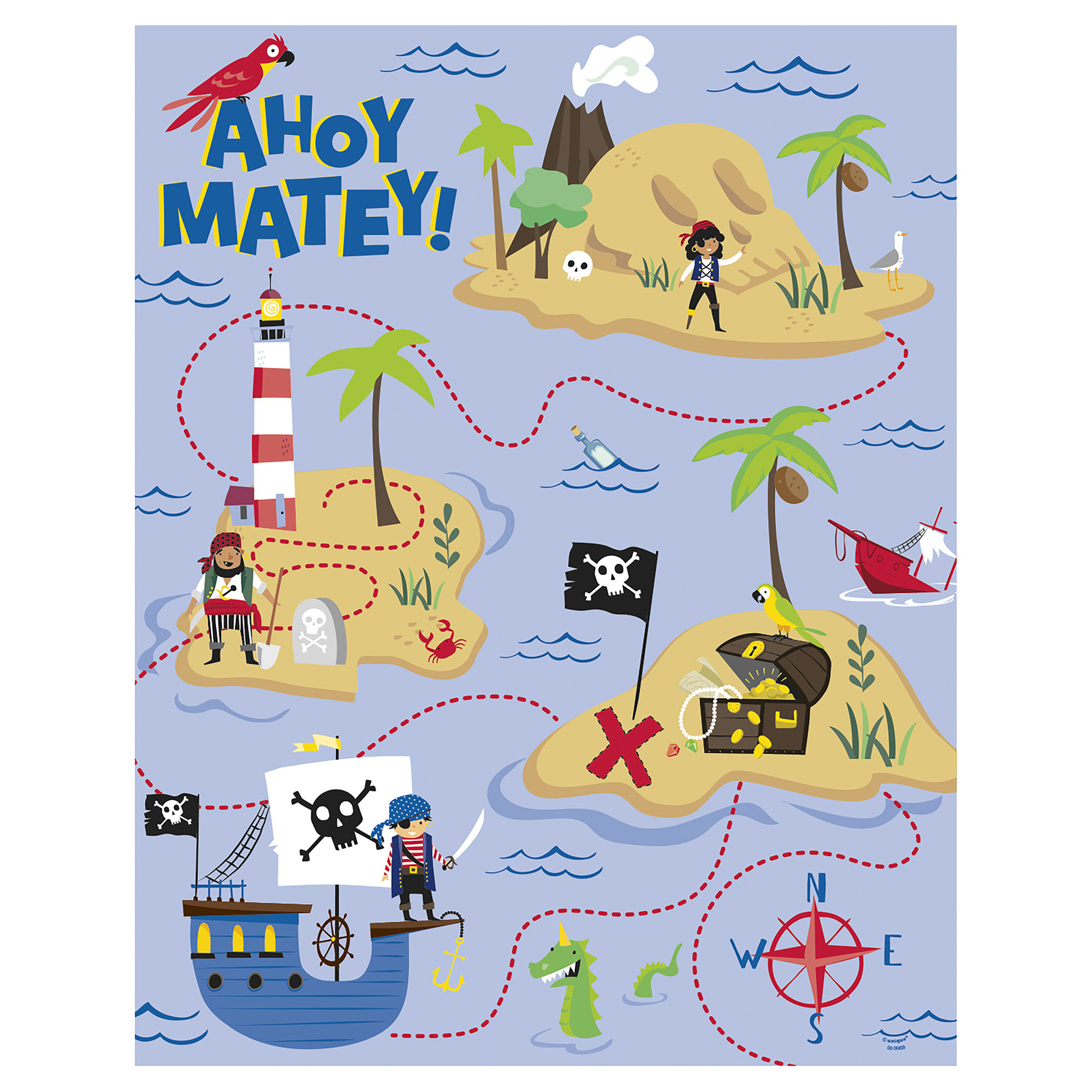 Ahoy Pirate Party Accessories Kit