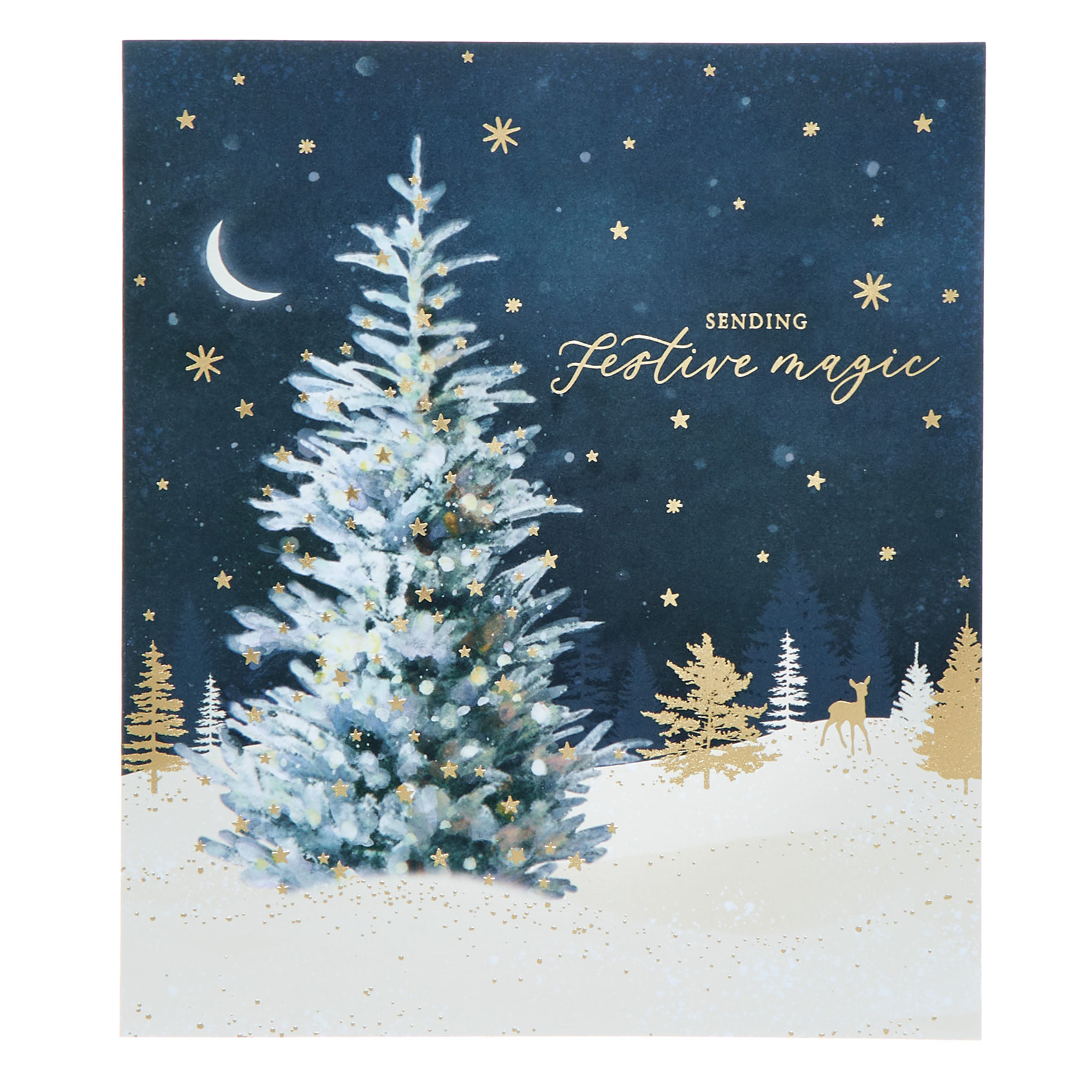 10 Premium Boxed Charity Christmas Cards - Trees (2 Designs)